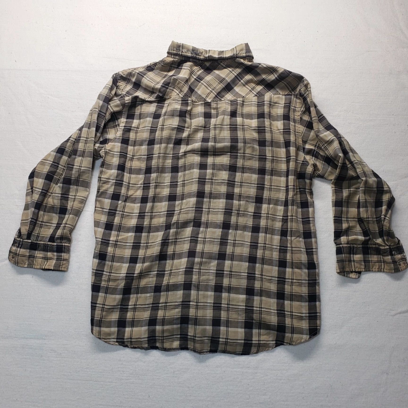 Vintage Vintage Ivy Crew Brown Plaid Long Sleeve Collared Button Up Shirt Adult Men's 2XL Retro 80s 90s Cotton Size US XXL / EU 58 / 5 - 8 Thumbnail