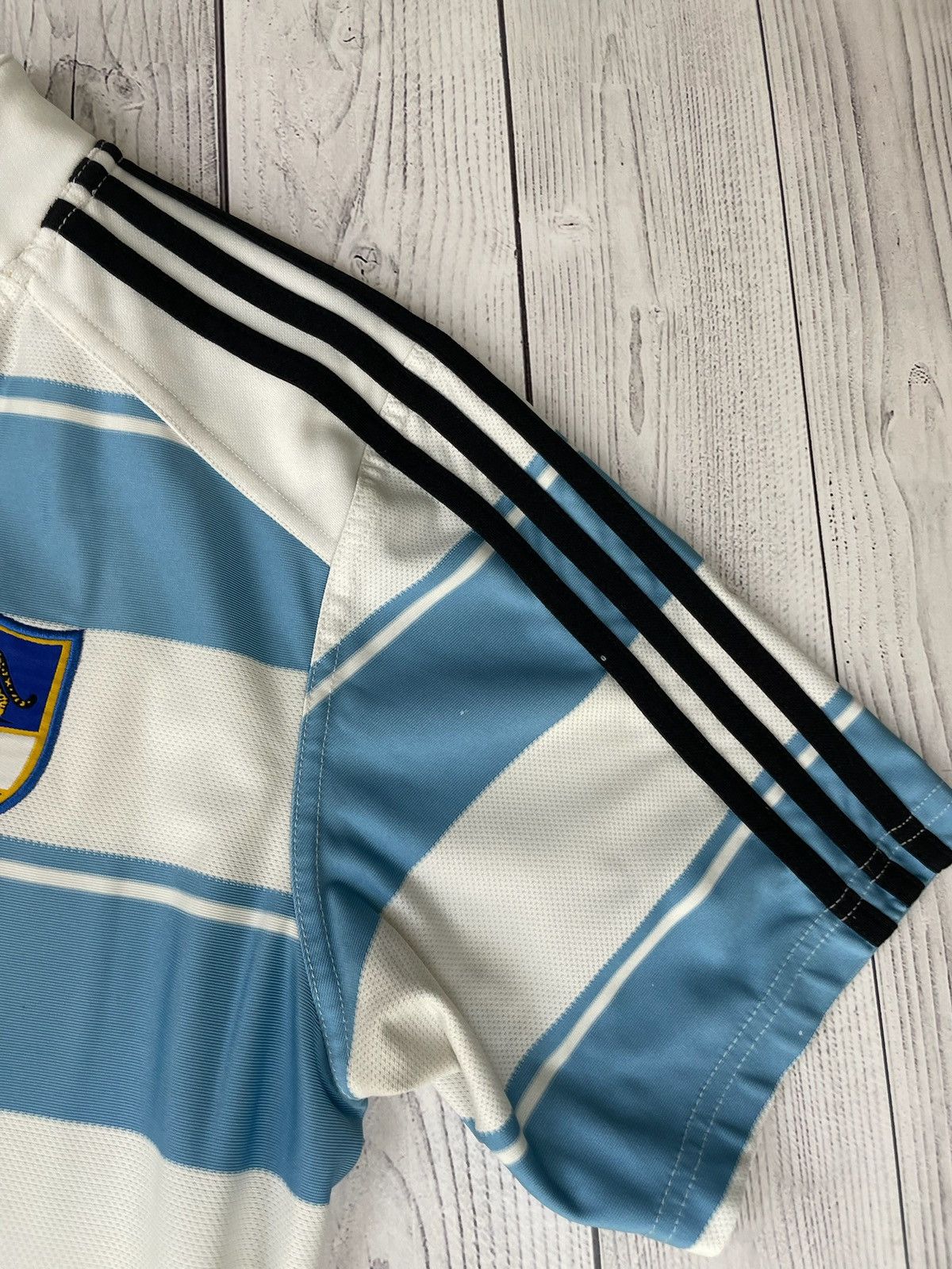 Adidas Vintage adidas Argentina rugby jersey size M striped Size US M / EU 48-50 / 2 - 5 Thumbnail
