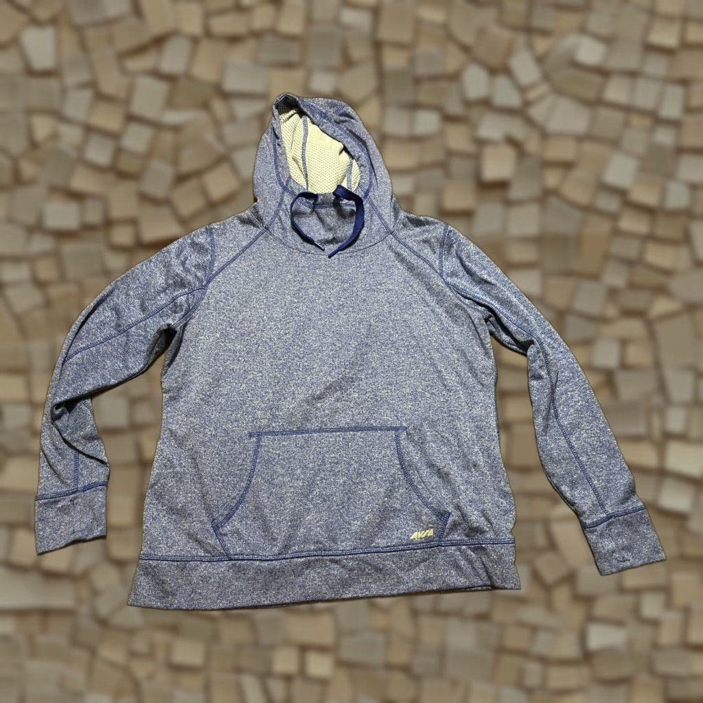 Avia Avia Hoodie Womens XL Blue Pullover Drawstring Pocket Size XL / US 12-14 / IT 48-50 - 1 Thumbnail
