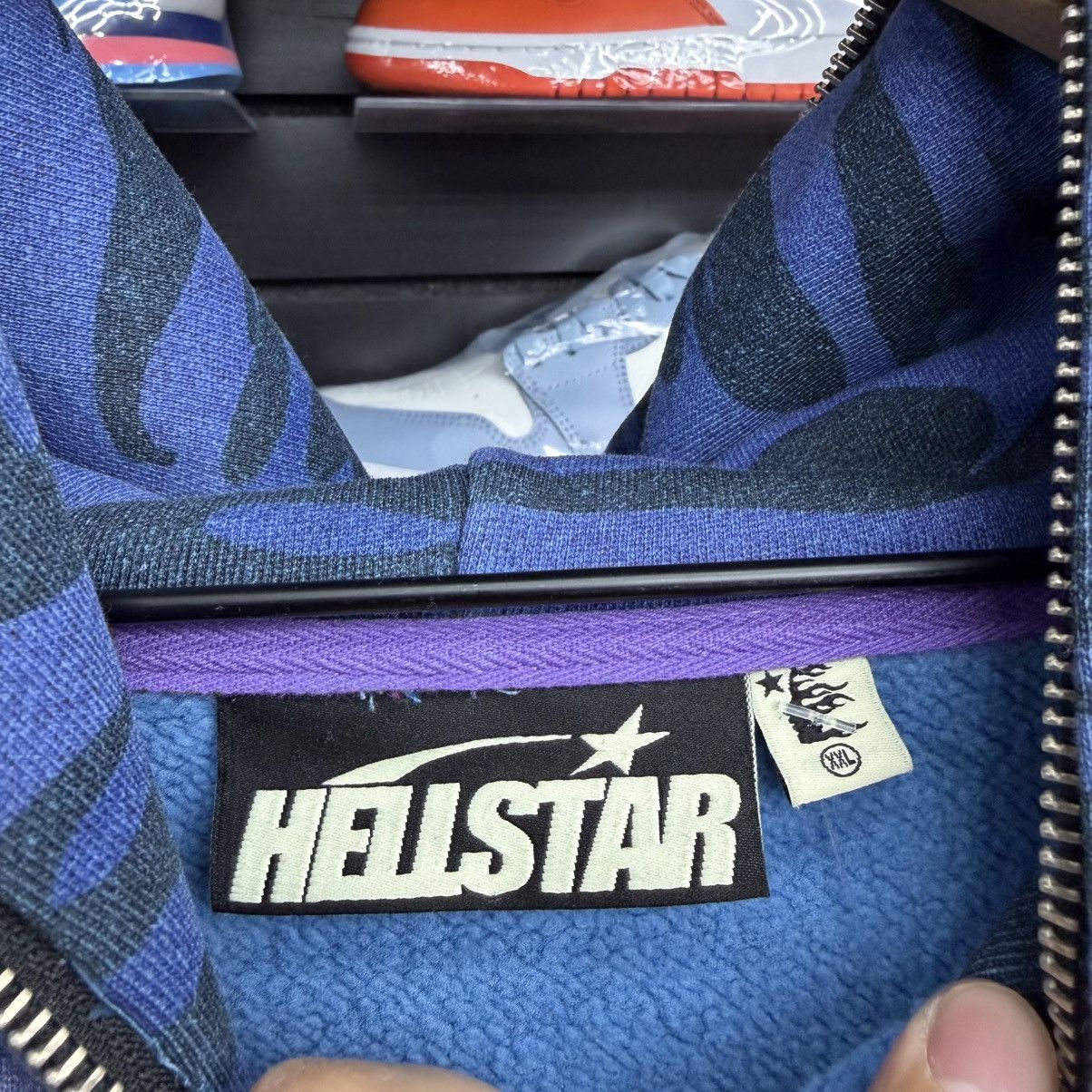 HELLSTAR Hellstar Cheetah Zip Up Purple XXL Size US XXL / EU 58 / 5 - 4 Thumbnail