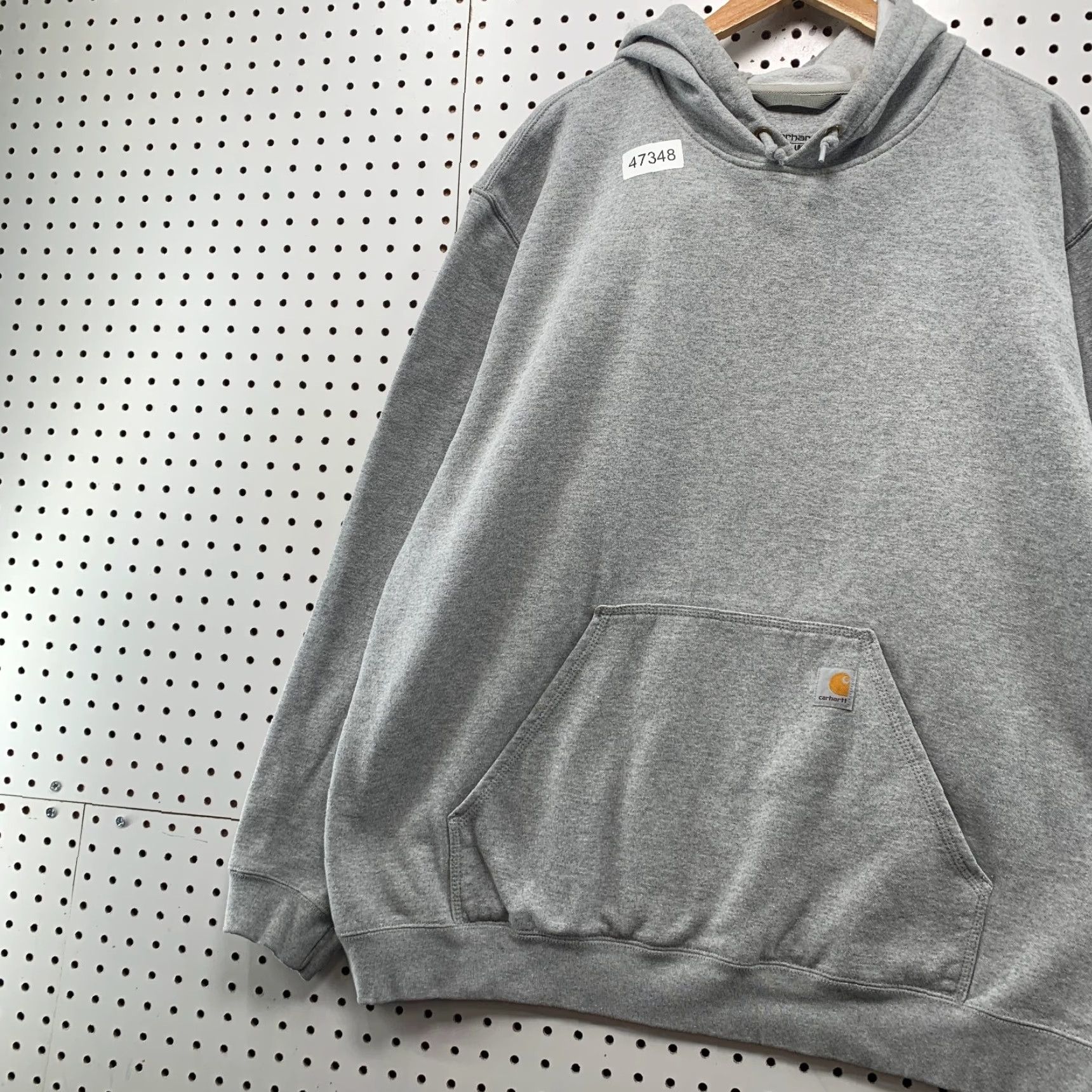Carhartt Carhartt Hoodie Sweatshirt Mens 2XL Gray Loose Fit Fleece Hooded Workwear Size US XXL / EU 58 / 5 - 5 Thumbnail