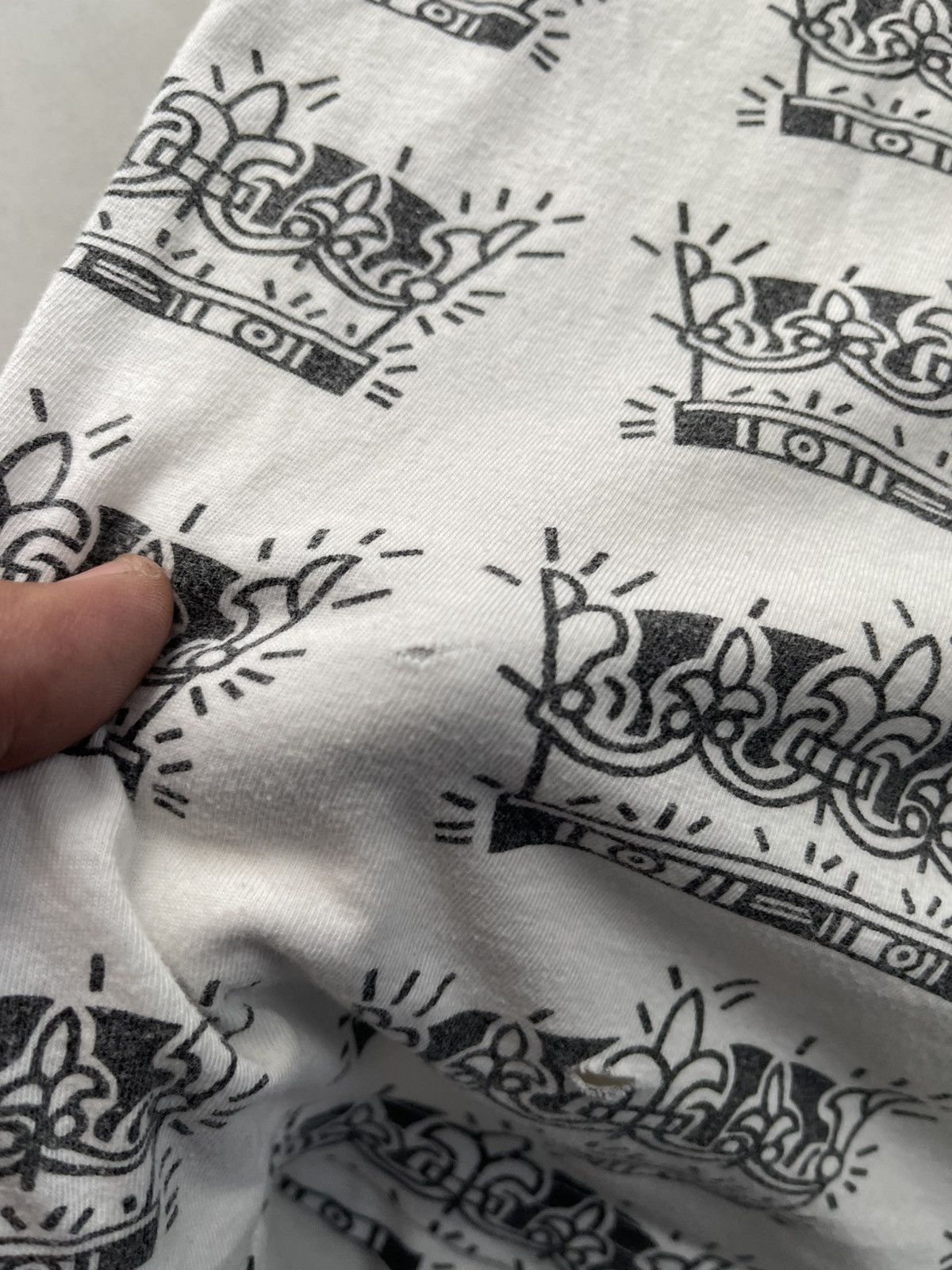 Stussy VINTAGE STUSSY CROWN DESIGN STYLE RAGLAN TEE VERY RARE Size US M / EU 48-50 / 2 - 12 Thumbnail