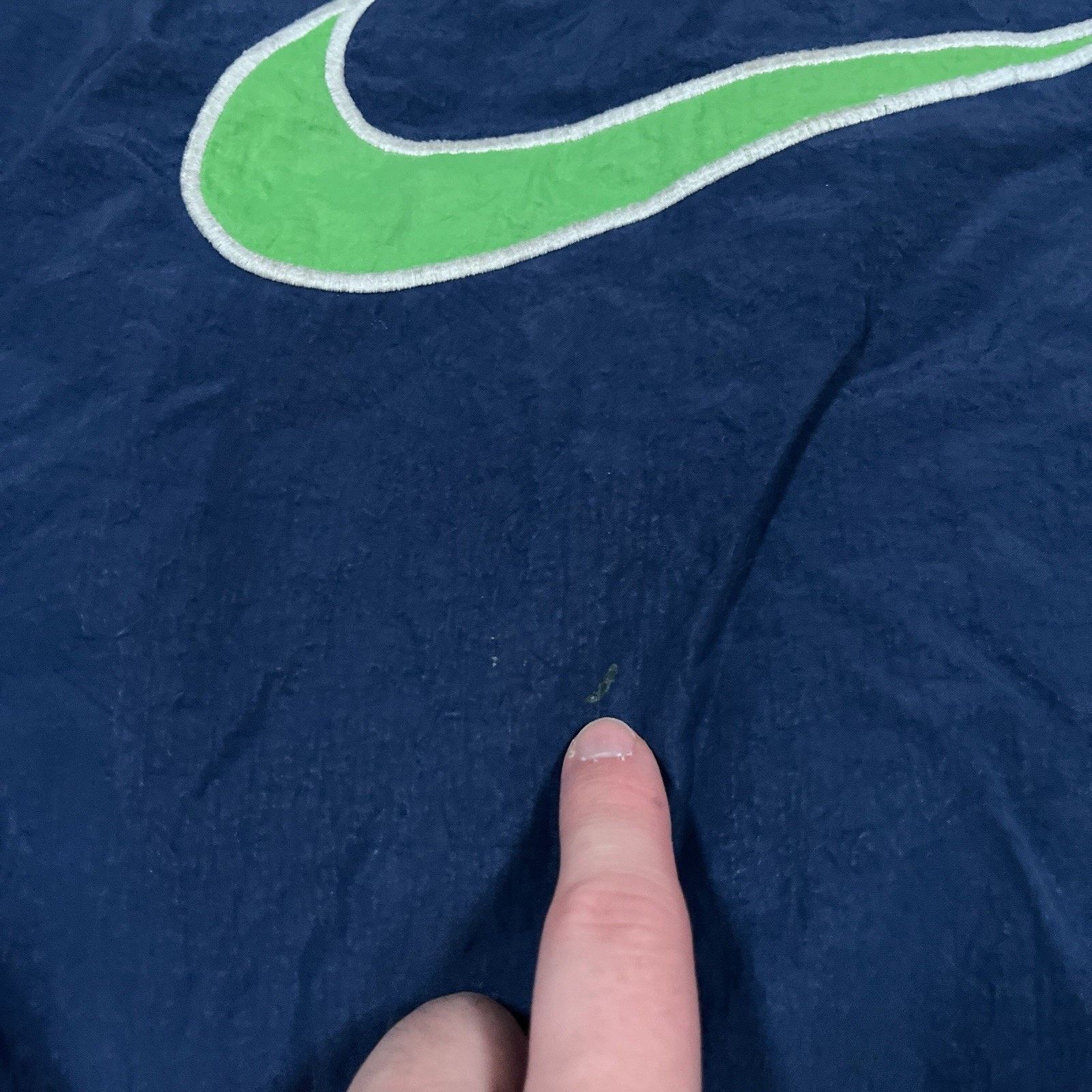 Nike 90s Nike Vintage Center Swoosh Pullover 1/4 Zip Windbreaker Size US XXL / EU 58 / 5 - 9 Thumbnail