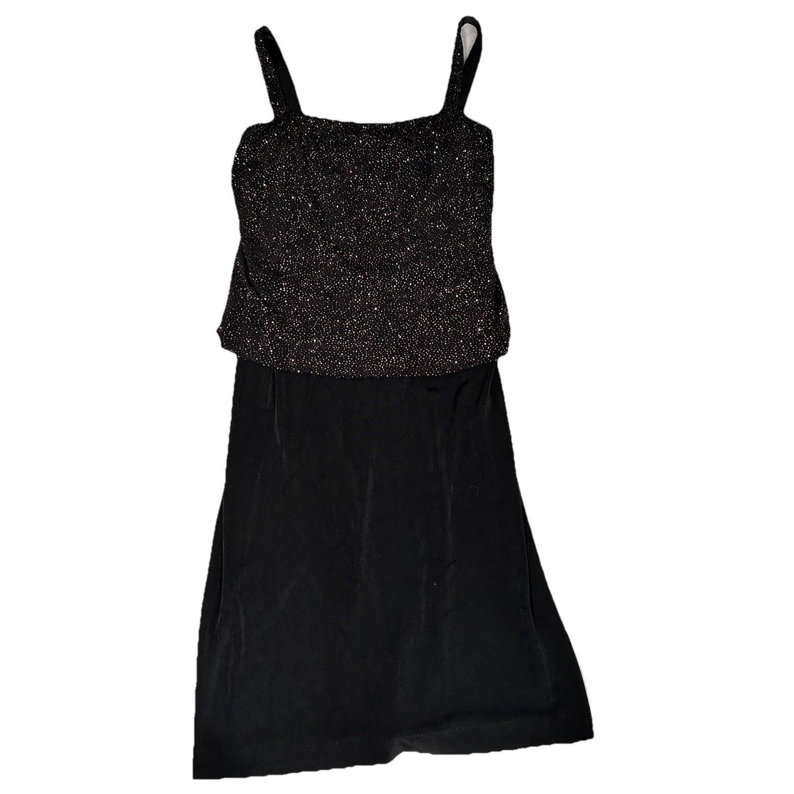Alex Evenings alex evenings dress two piece set Sz 6p Black Sparkle NWT Size S / US 4 / IT 40 - 2 Thumbnail