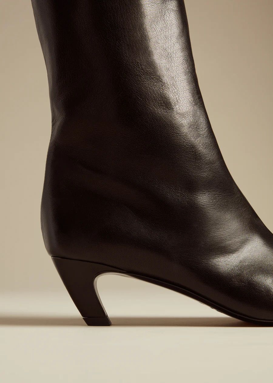 KHAITE o1s22i1n0724 Davis Knee-high Boots in Black Size US 8 / IT 38 - 4 Thumbnail