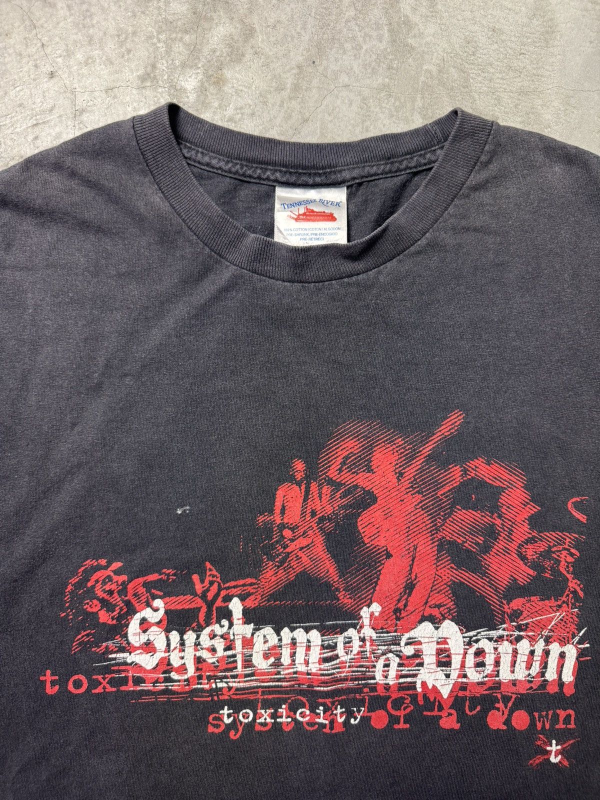 Vintage Vintage System of a down band tee Size US L / EU 52-54 / 3 - 1 Thumbnail