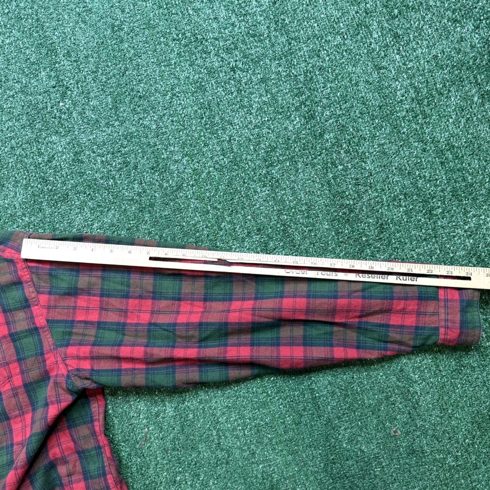 Vintage VINTAGE L.L. Bean Button-Up Shirt Mens L Red Green Plaid Long Sleeve Wool Cotton Maine Guide Lumberjack Y2K Size US L / EU 52-54 / 3 - 7 Thumbnail