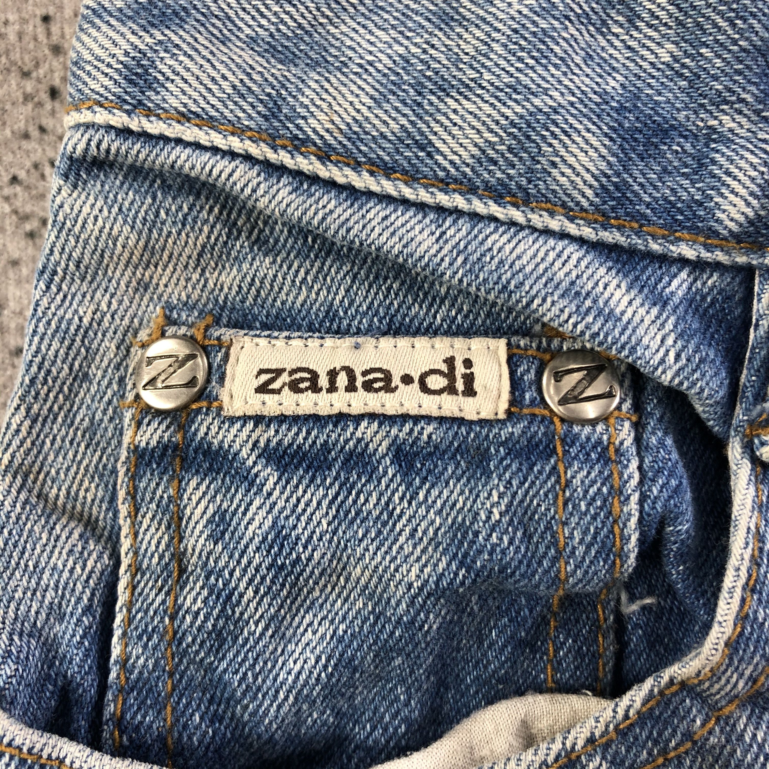 Japanese Brand Vintage 90s Japanese Brand Blue Flared Jeans KJ2083 Size US 31 - 8 Thumbnail