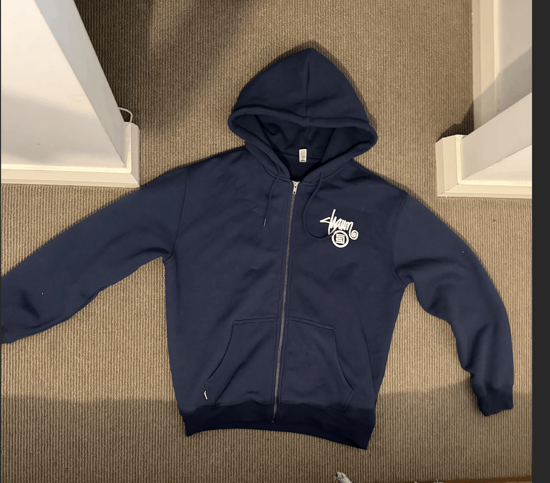 Vintage S Double Shawn Navy Full Zip Graphic Hoodie Size US S / EU 44-46 / 1 - 2 Thumbnail