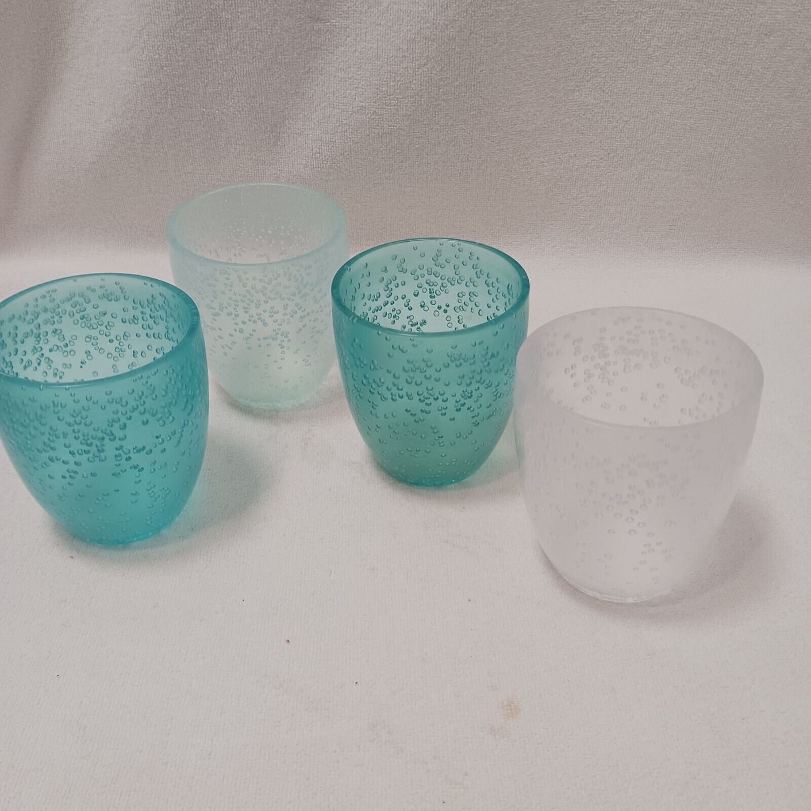 Other 4 Frosted Turquoise Drinking Tumbler BUBBLES Non-Breakable Size ONE SIZE - 19 Thumbnail