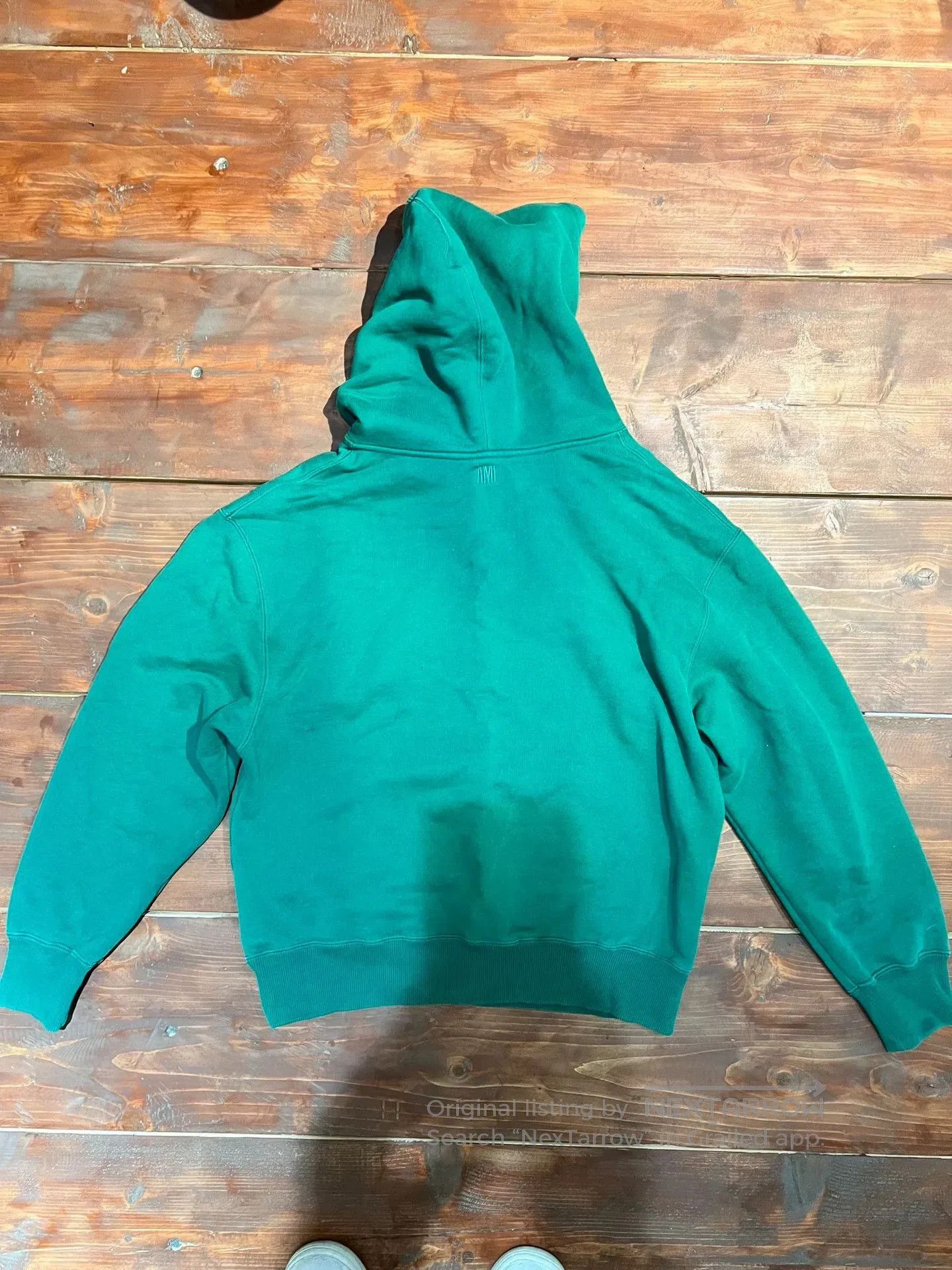 AMI ami paris green heart embroidered hoodie. Size US M / EU 48-50 / 2 - 2 Thumbnail