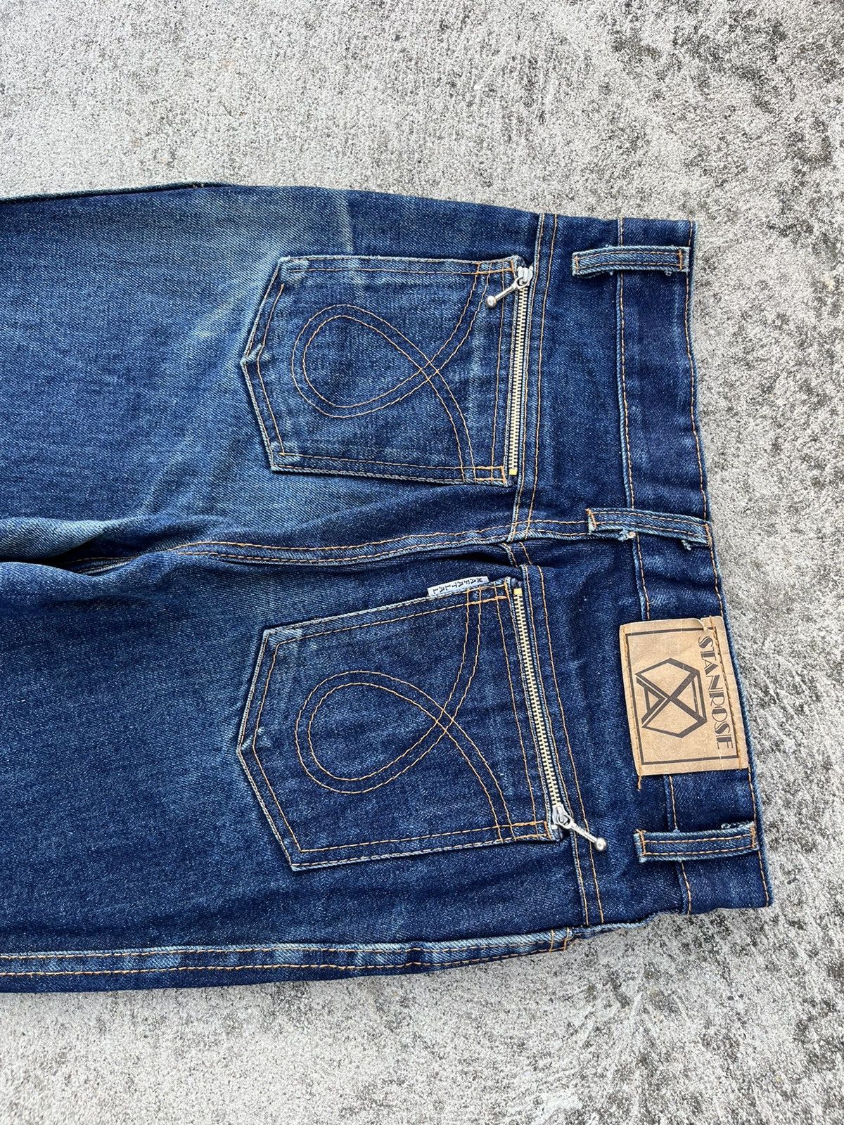 Hysteric Glamour × Japanese Brand × Vintage Vintage 80’s Stanrose Wash Flared Jeans Size US 28 / EU 44 - 4 Thumbnail