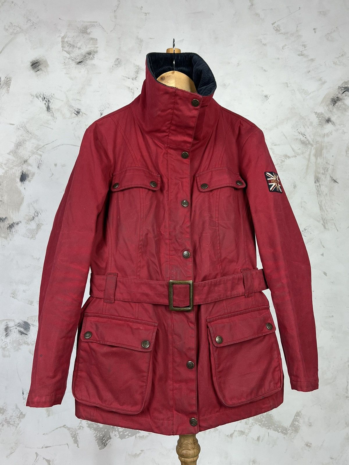 Vintage Vintage Henri Lloyd Waxed Jacket Size XS - S Size XS / US 0-2 / IT 36-38 - 2 Thumbnail