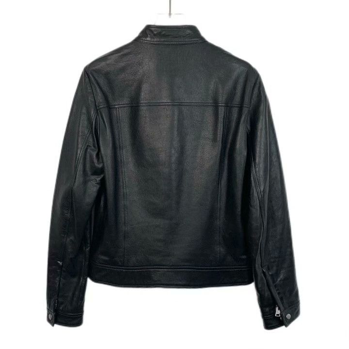Gucci Gucci Black Leather Stand Collar Jacket Size US XS / EU 42 / 0 - 2 Thumbnail
