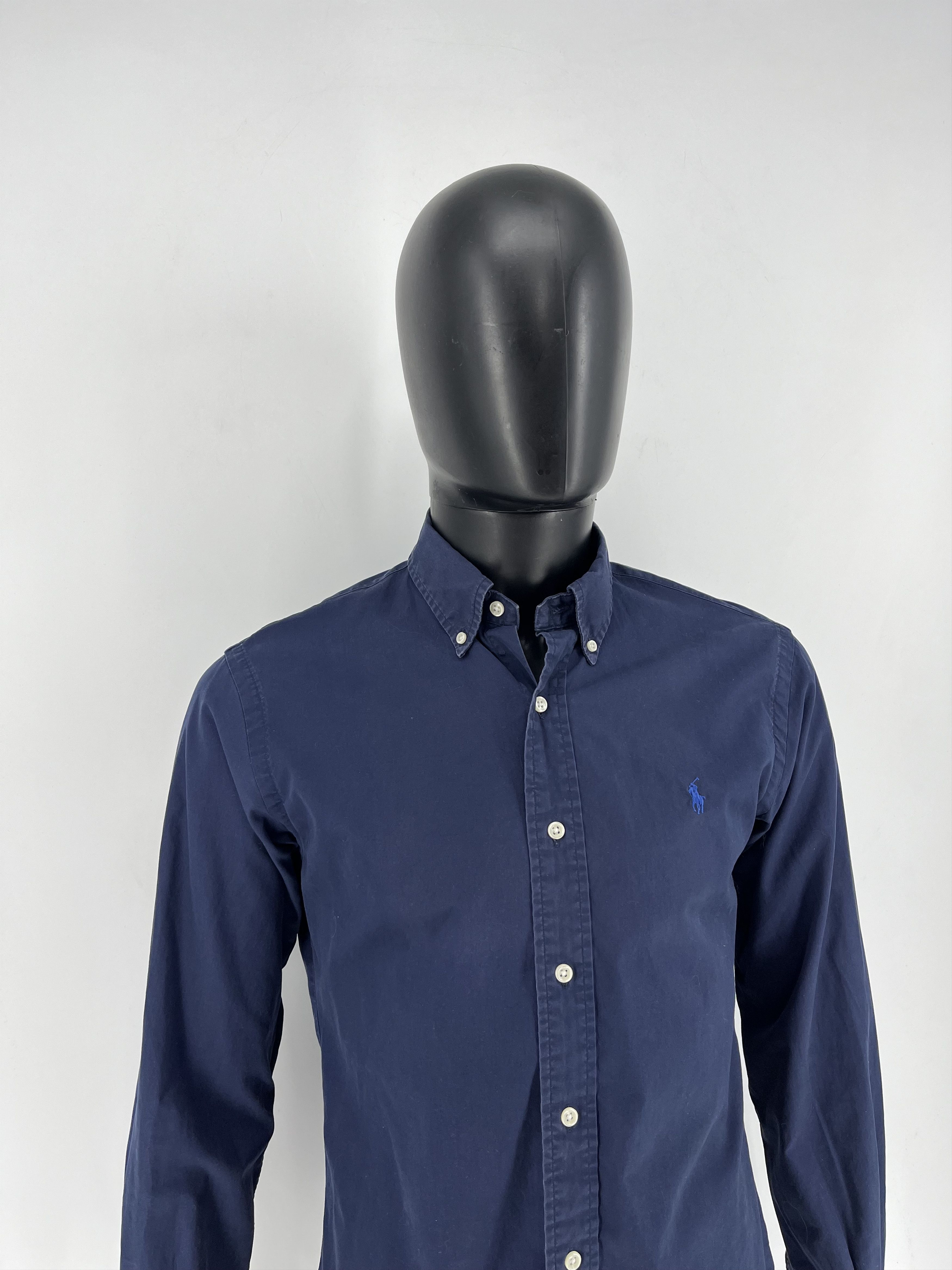 Polo Ralph Lauren Vintage Navy Shirt Polo Ralph Lauren Size M Rare Size US M / EU 48-50 / 2 - 3 Thumbnail
