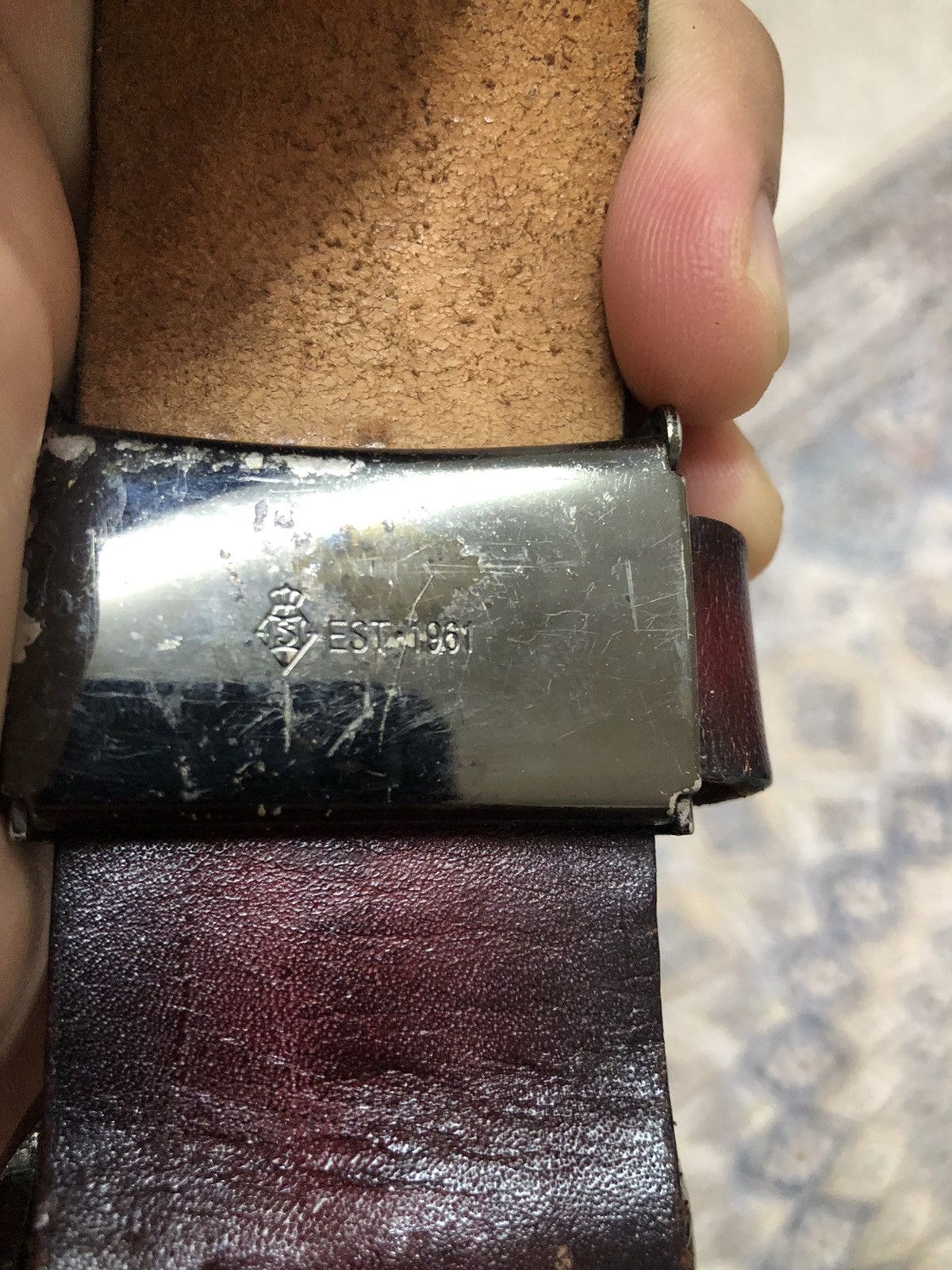 Avirex Vintage Avirex Air Force Leather Belt Size ONE SIZE - 12 Thumbnail