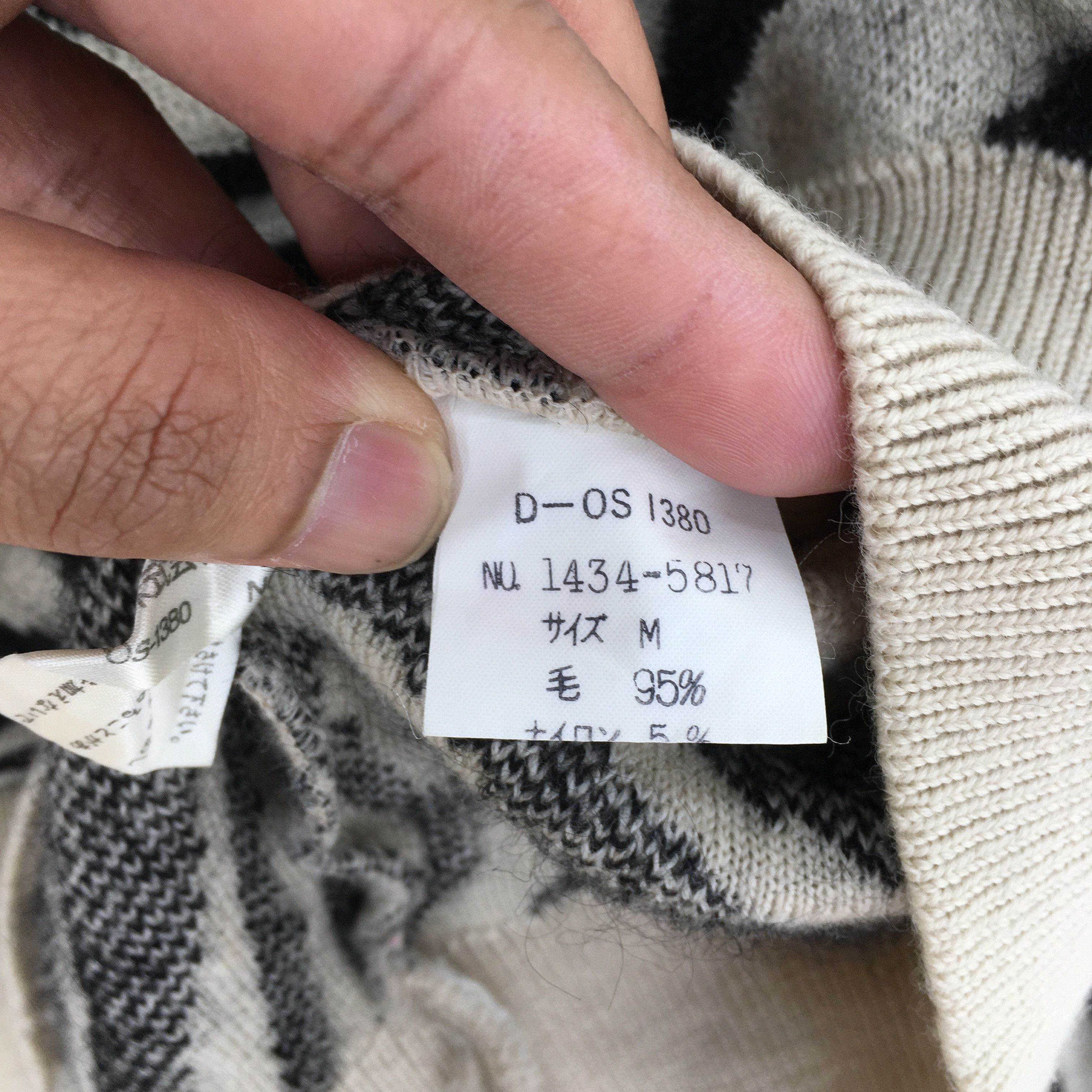 Vintage Mr Junko Navajo Knitwear Wool 3D Coogi Style Sweater Medium Size US M / EU 48-50 / 2 - 6 Thumbnail