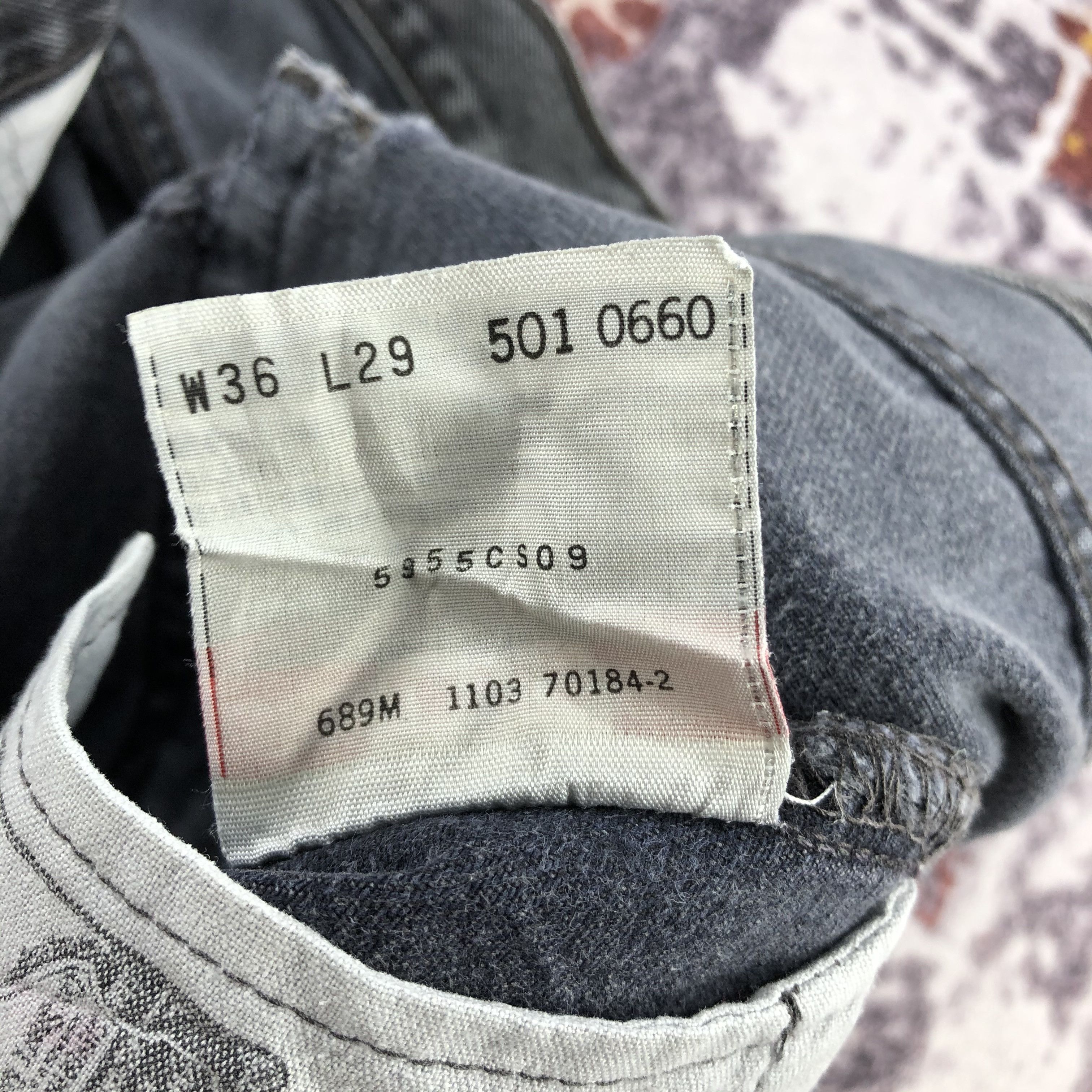 Levi's × Vintage 90s Vintage Levis 501 Painter Jeans-JM2314 Size US 37 - 19 Thumbnail