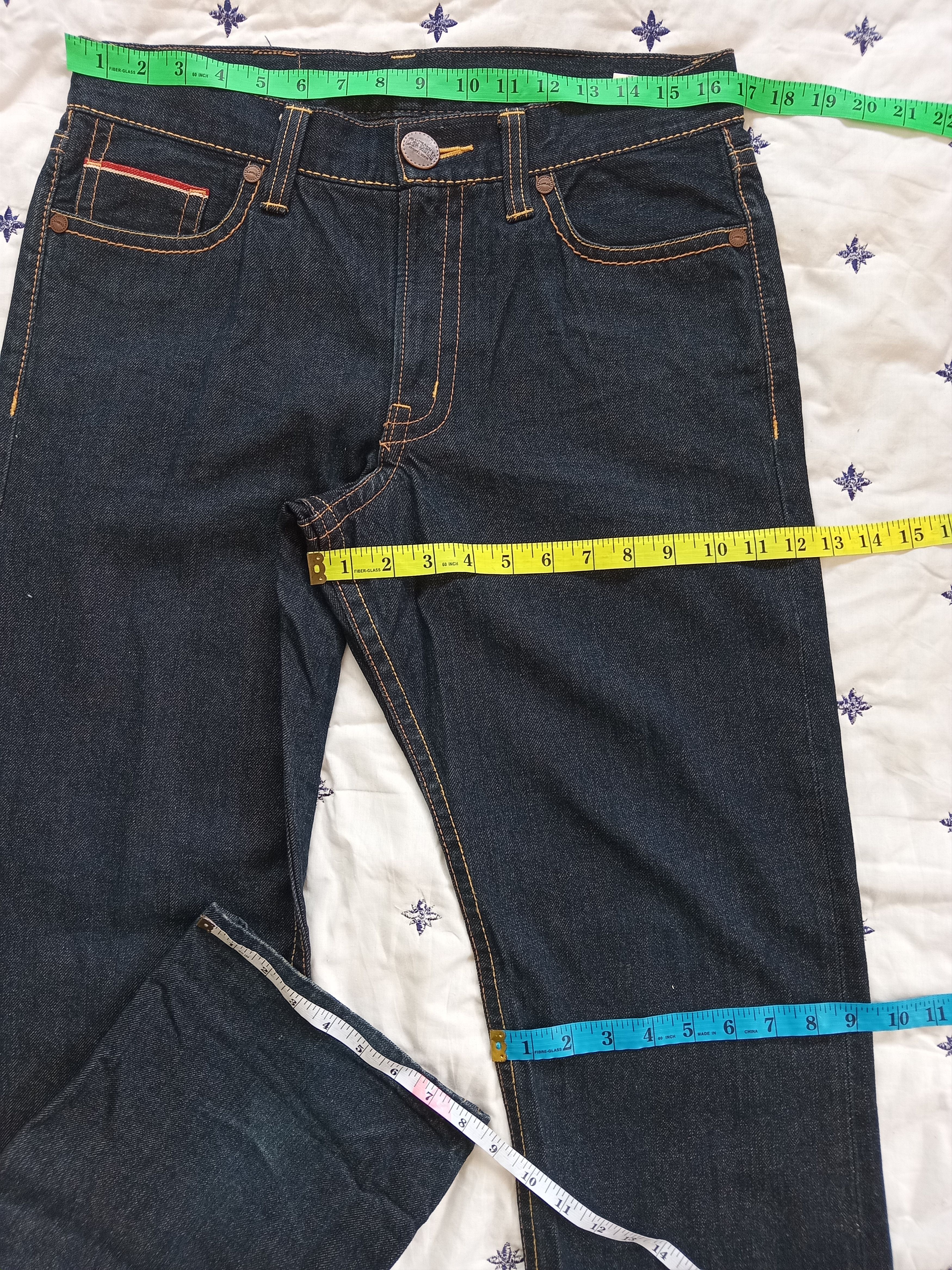 Japanese Brand Vintage💥CO&LU Selvedge Big Daicock Design Jeans Size US 32 / EU 48 - 2 Thumbnail