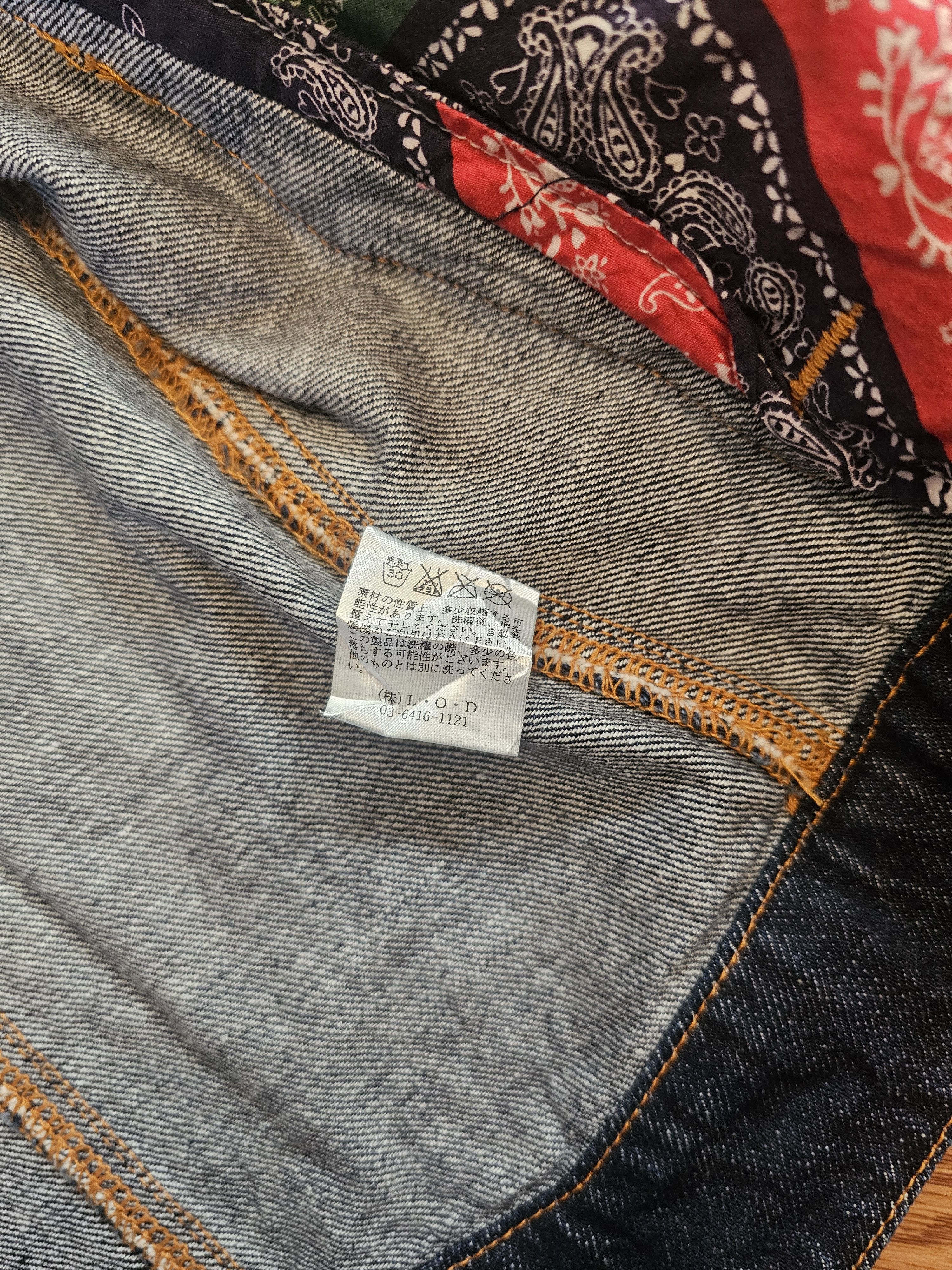 Japanese Brand Vintage No Crossing Japan Western Denim Jacket Size US M / EU 48-50 / 2 - 12 Thumbnail