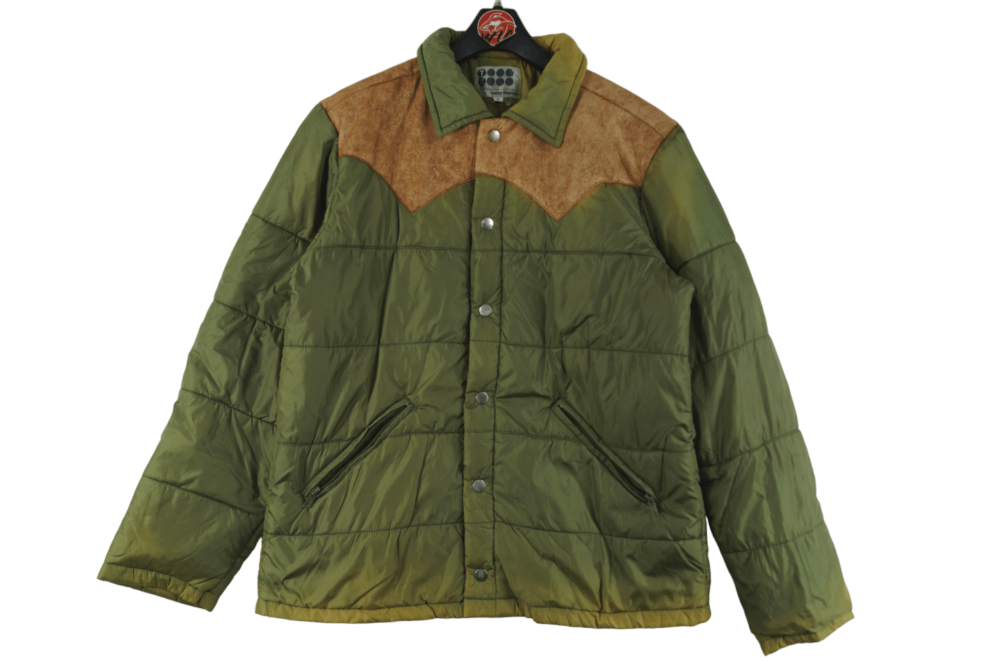 Rare!! Takeo Kikuchi Puffle Jacket Buttonup Nice Design
