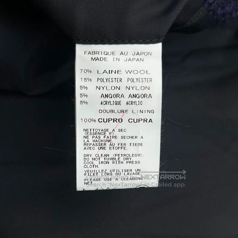 Yohji Yamamoto Yohji Yamamoto 12aw silver-button coarse-weave belt coat Size US M / EU 48-50 / 2 - 7 Thumbnail