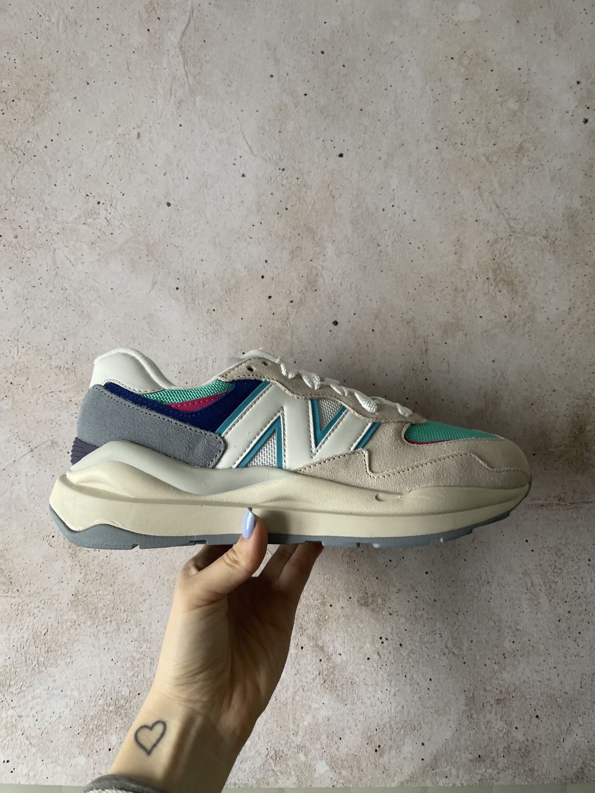 image of New Balance 57/40 Astral Glow (Women's) Shoes in Astral Glow/Prism Purple (Size 10)