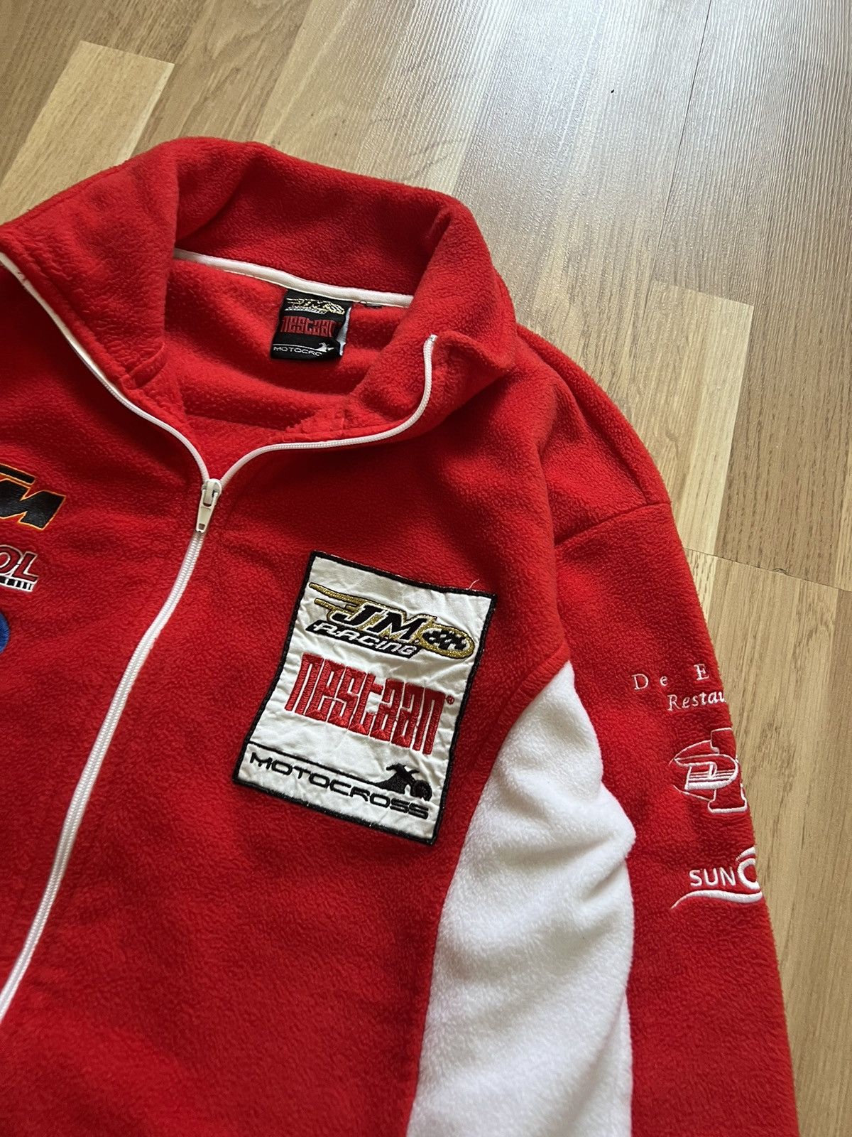 Vintage Vintage moto racing zip fleece jacket nestaan jnco racing 90 Size US M / EU 48-50 / 2 - 5 Thumbnail