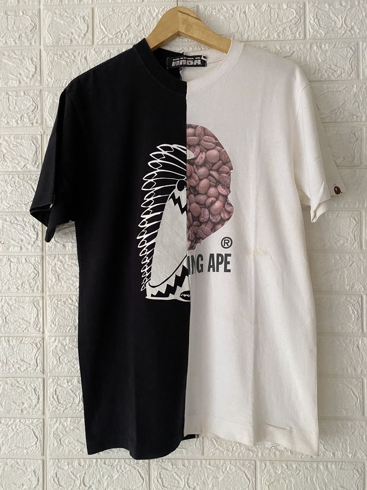 Bape Bape x Neighborhood Split Tee | Grailed