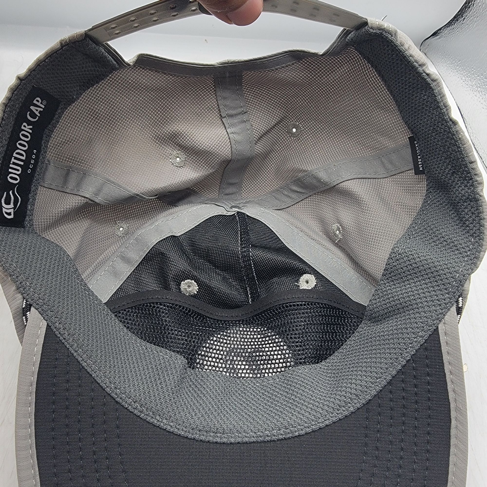 Other Outdoor Cap Adults Gray Snapback Hat Cap Outdoors Casual Ath Size ONE SIZE - 7 Thumbnail