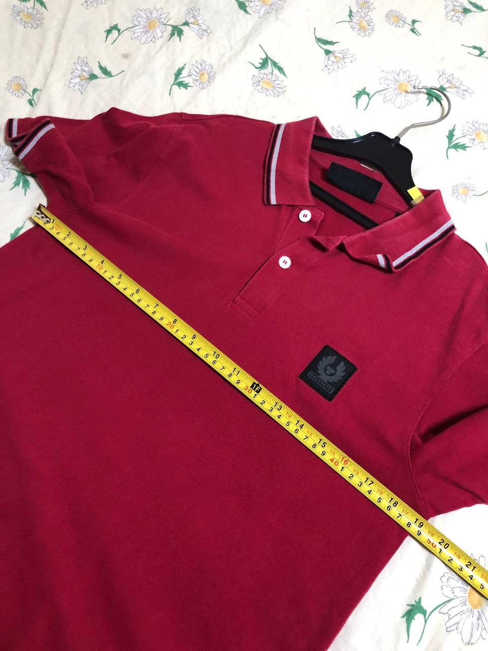 Belstaff Streetwear Polo Belstaff red logo T-Shirt Y2K Vintage Size US M / EU 48-50 / 2 - 10 Thumbnail