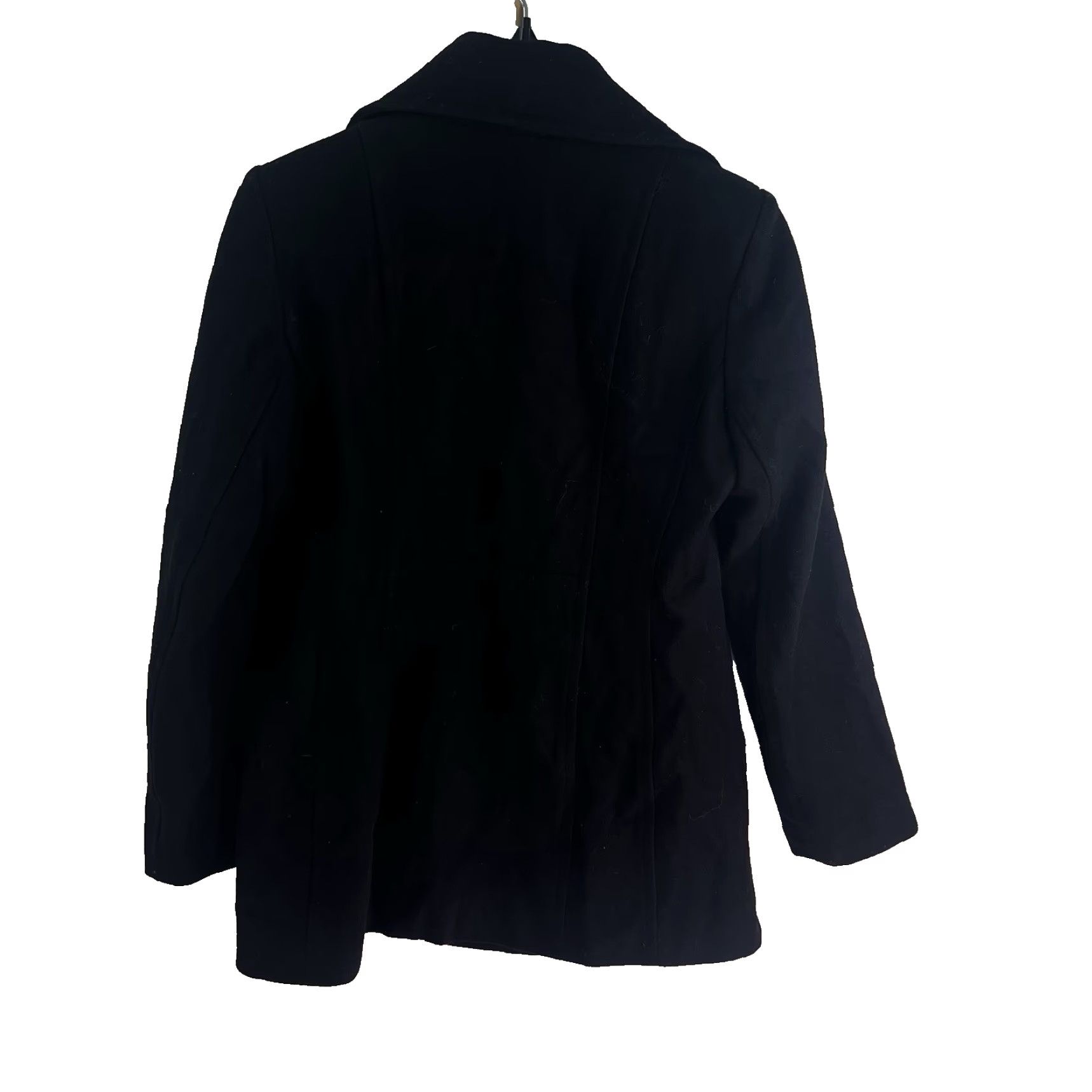 London Fog London Fog Wool Blend Pea Coat Size S Black Womens Size S / US 4 / IT 40 - 2 Thumbnail