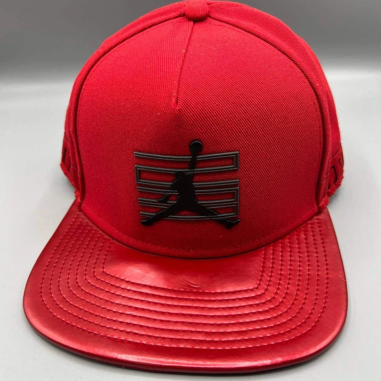 Jordan Brand Air Jordan 11 Hat Men Red Win Like 96 Jumpman Snap Back Cap Size ONE SIZE - 1 Thumbnail