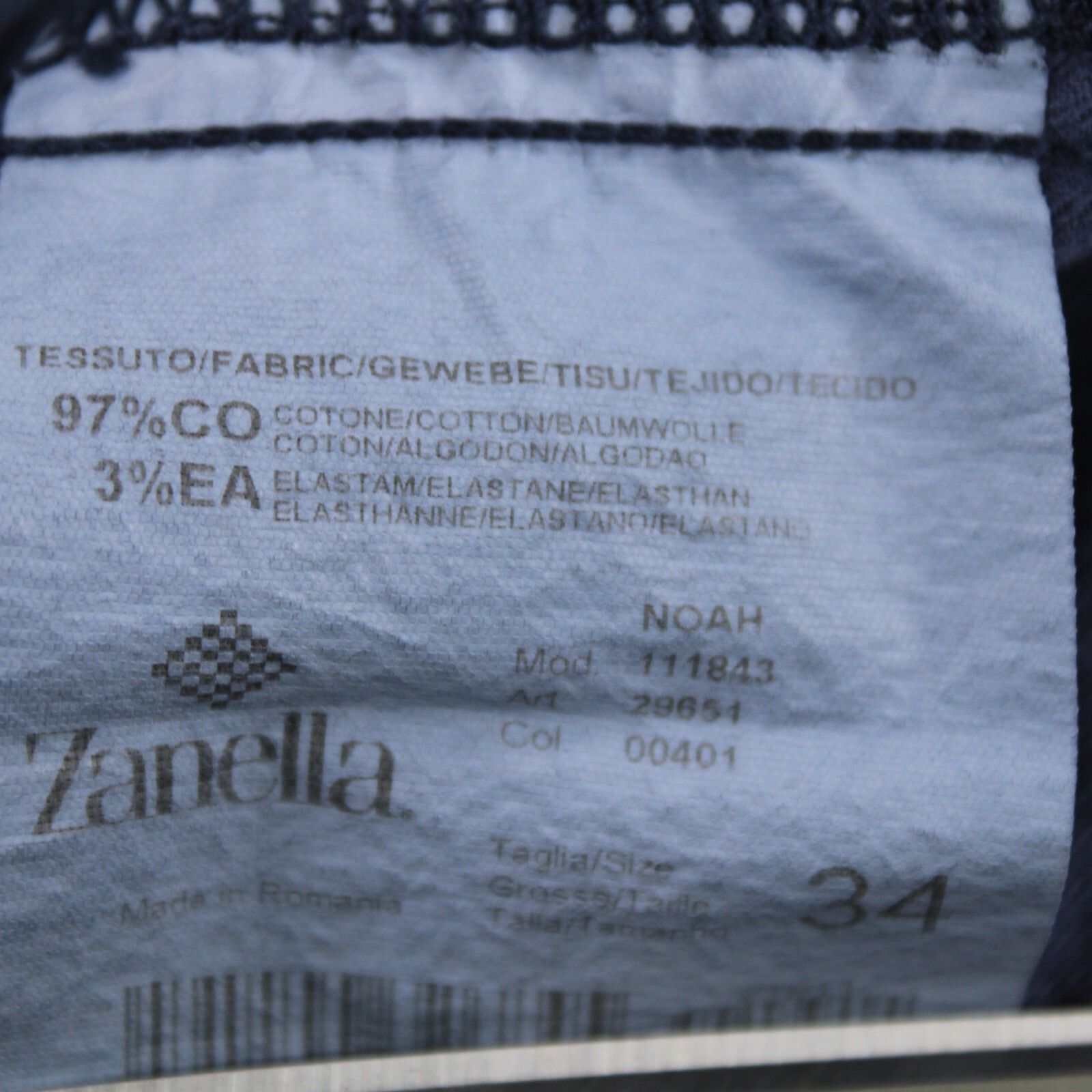Zanella Zanella New with tags Chino Size 34 US In Blue Size US 34 / EU 50 - 9 Thumbnail