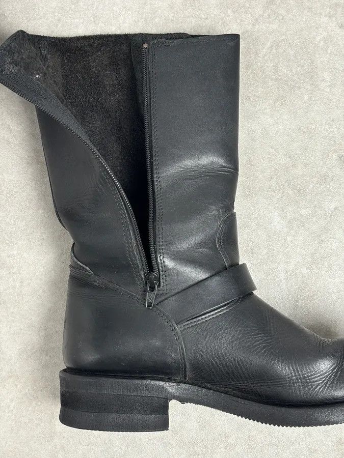 Avirex Avirex Black Leather Engineer Boots Size US 10 / EU 43 - 10 Thumbnail