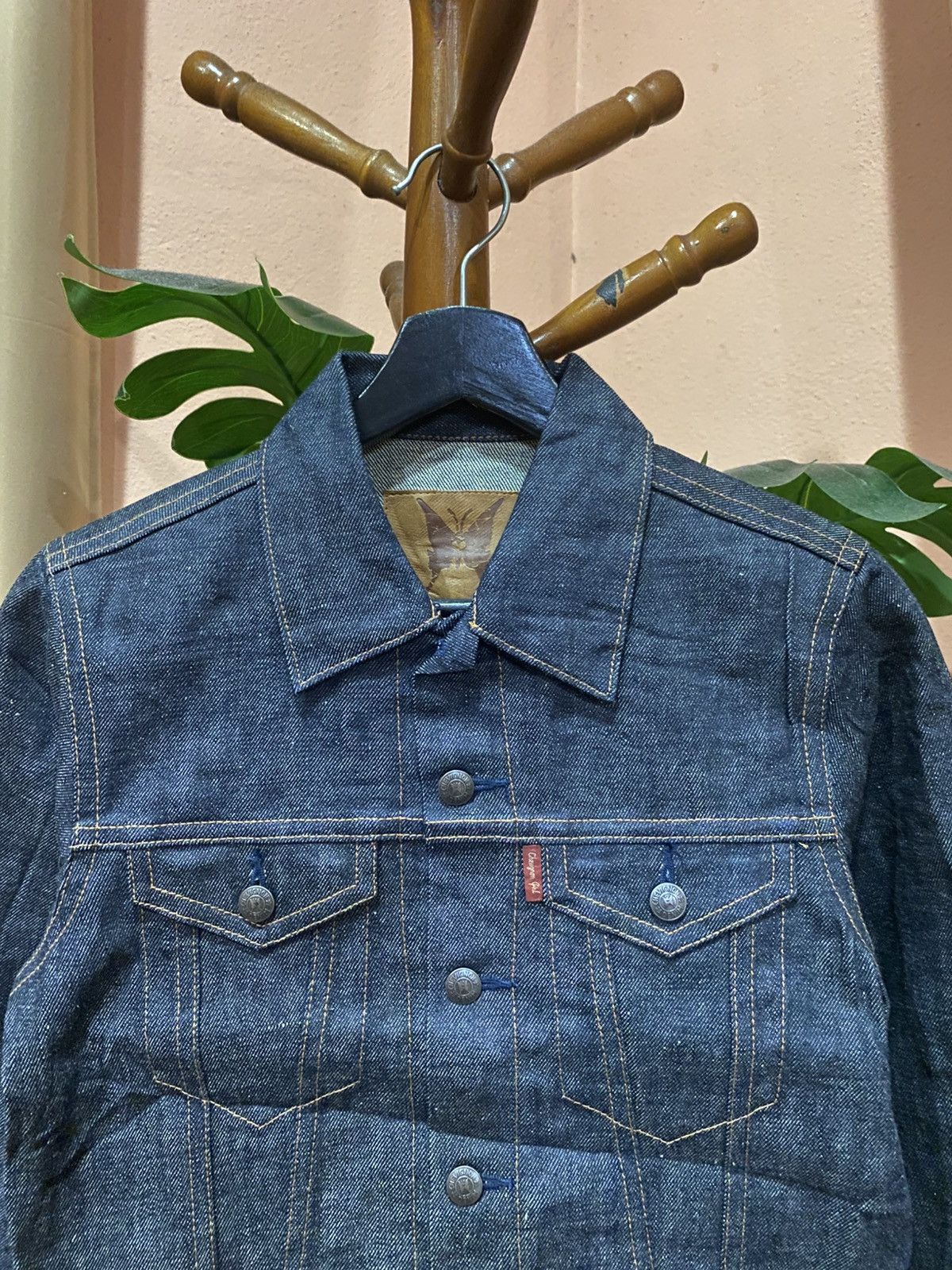 Chevignon Chevignon Vintage Selvedge Denim Jacket French Workwear Size US XXS / EU 40 - 6 Thumbnail