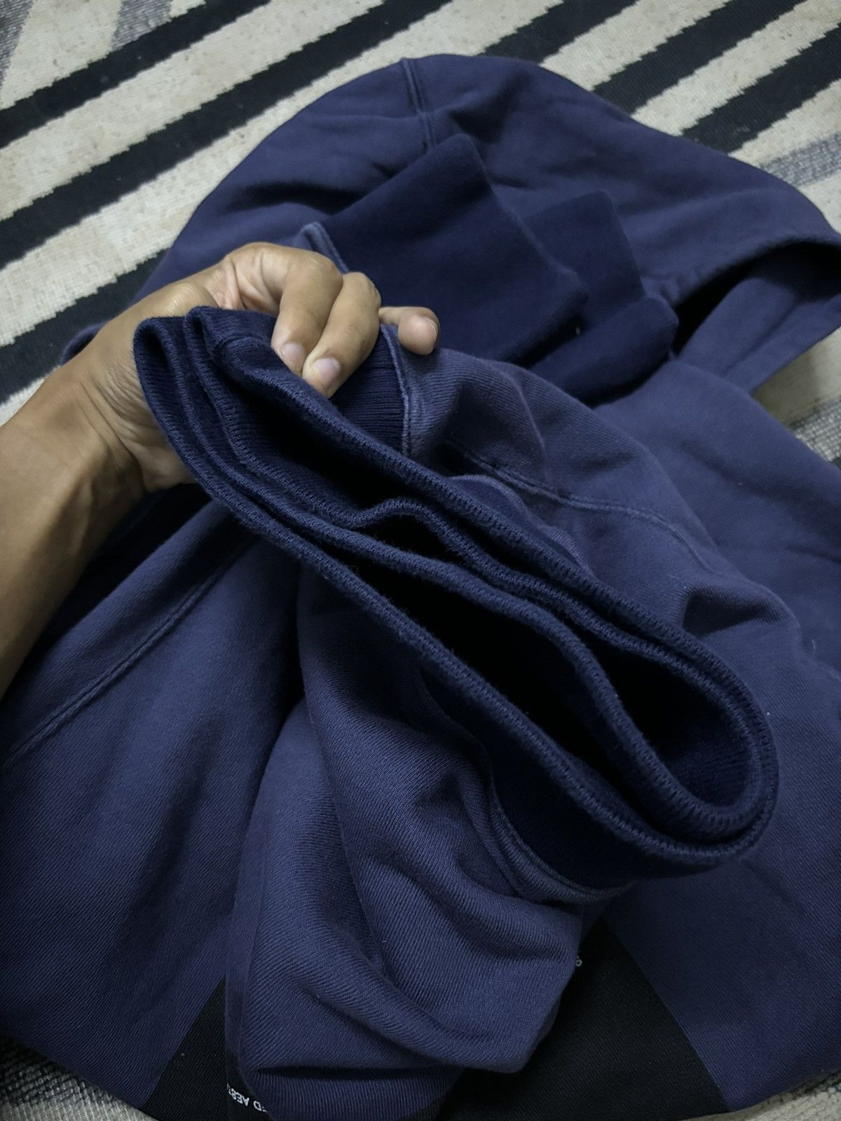 OAMC OAMC Dream Logic Hoodie Blueblack Size US S / EU 44-46 / 1 - 8 Thumbnail