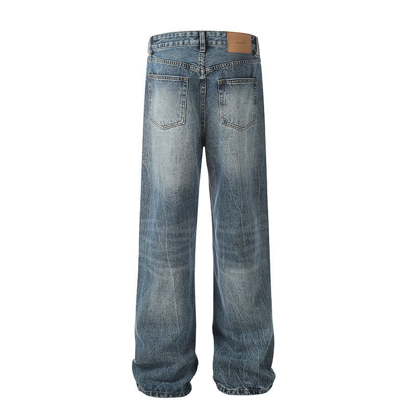 Japanese Brand American high street vibe vintage washed distressed jeans Size US 32 / EU 48 - 2 Thumbnail