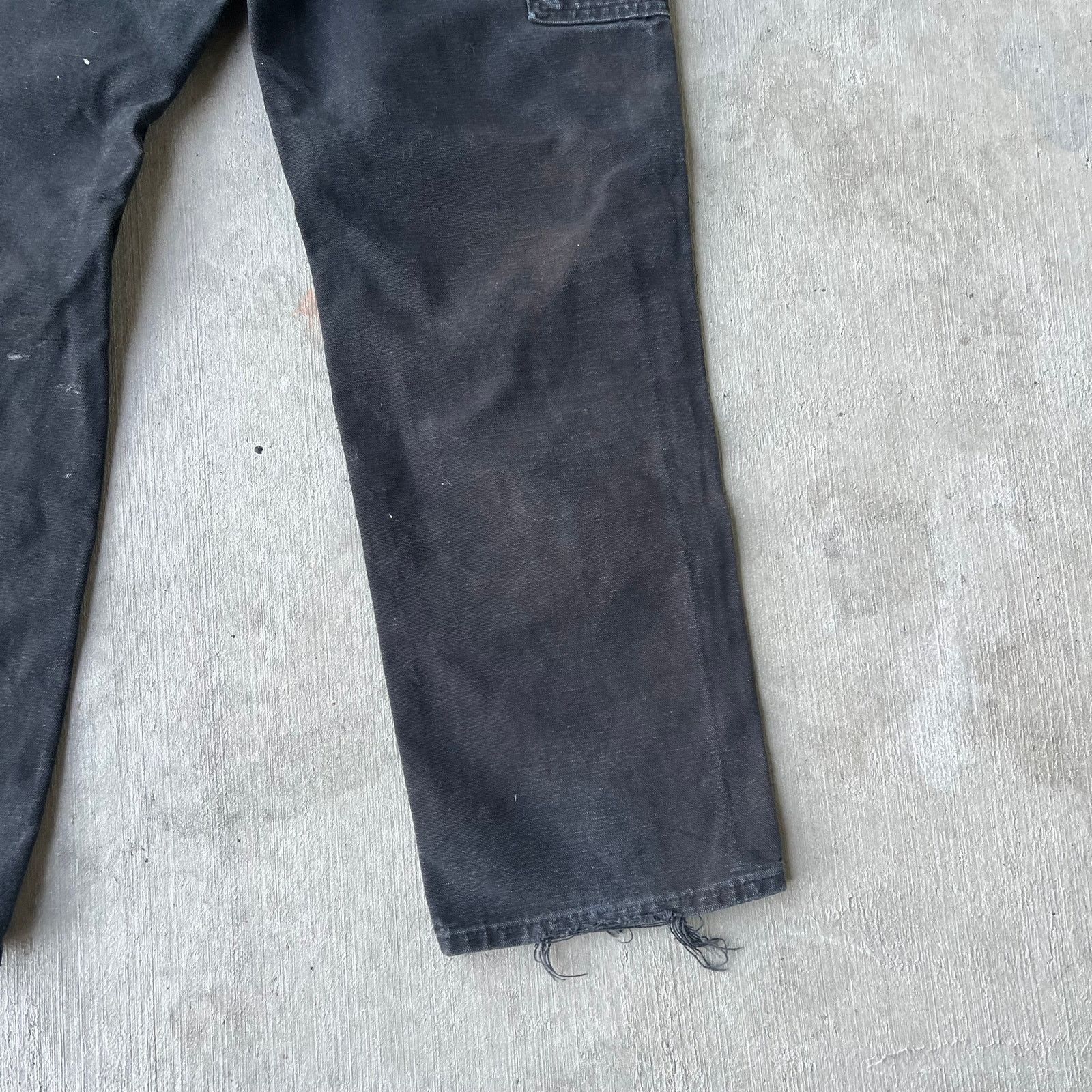 Carhartt × Vintage Carhartt faded black double knee work wear carpenter pants Size US 28 / EU 44 - 9 Thumbnail