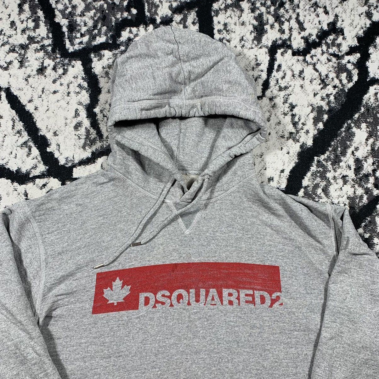 Designer × Dsquared2 Dsquared2 Big Logo Hoodie Sweatshirt Baggy Vintage Style Size US XL / EU 56 / 4 - 2 Thumbnail
