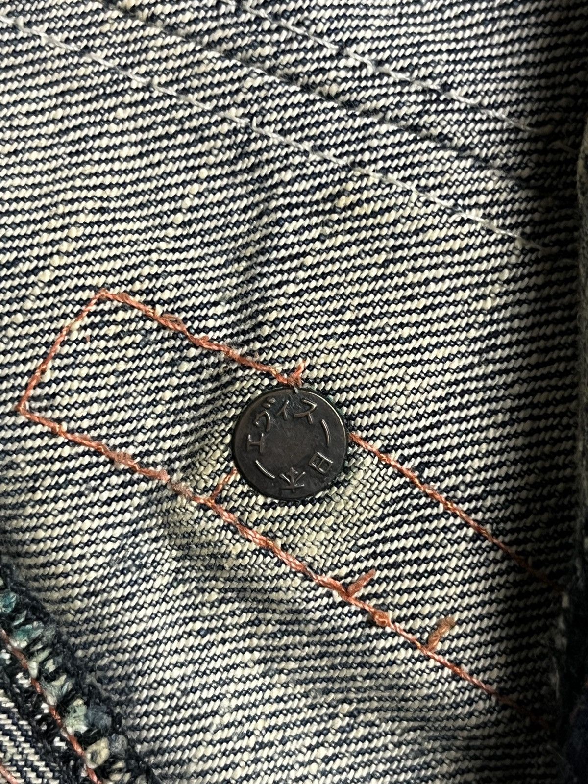 Evisu Evisu Genes Osaka Distressed Wash Jeans Size US 30 / EU 46 - 6 Thumbnail