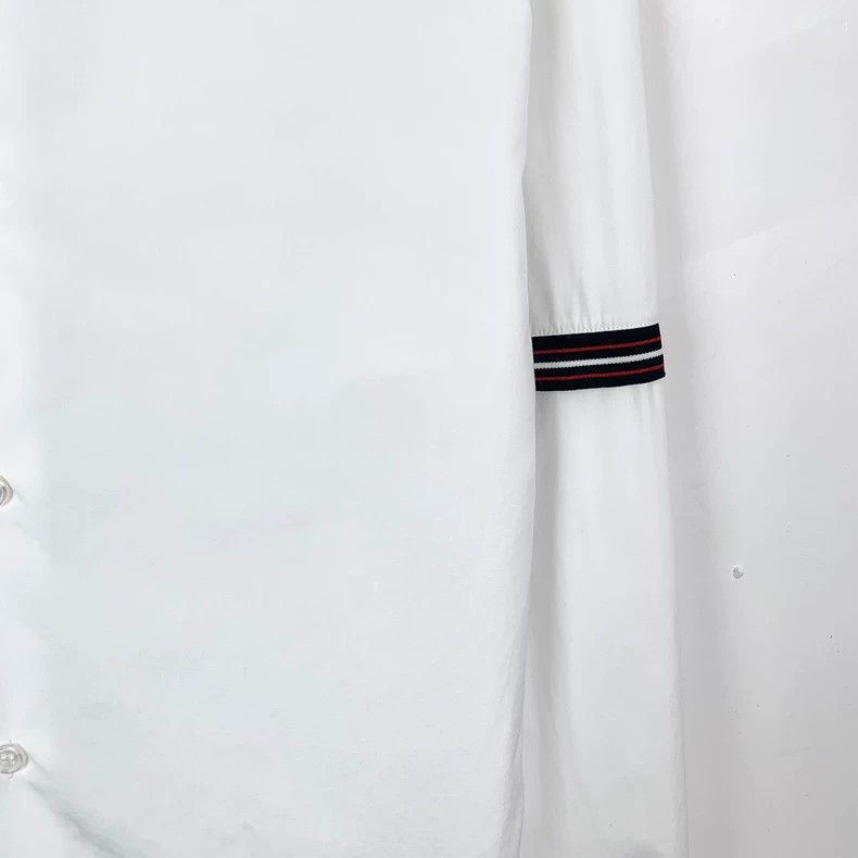Dior Dior Size 38 White double-sleeved striped lapel single-brea Size US XS / EU 42 / 0 - 4 Thumbnail