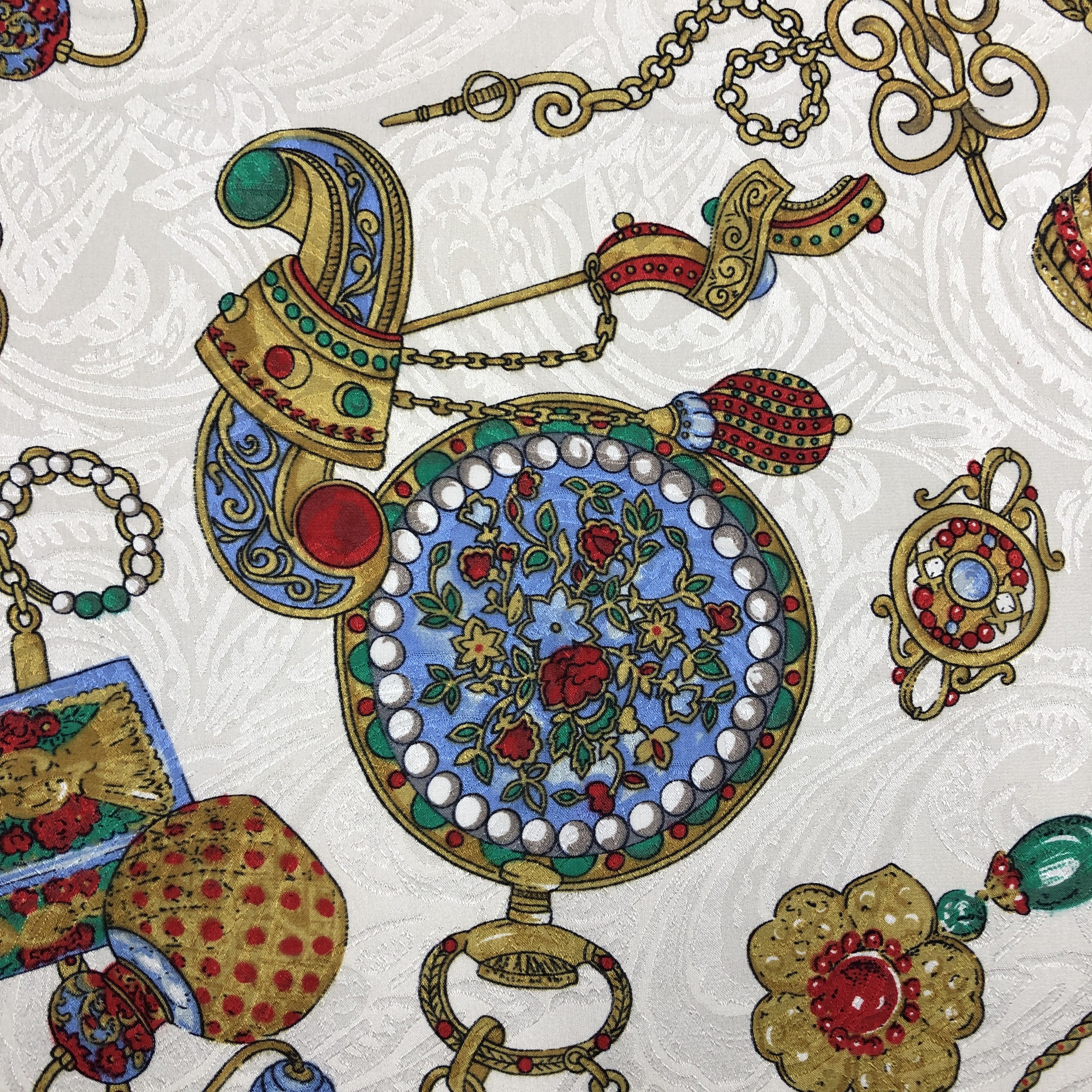 Other Vintage SILK Scarf Twill Stole Wraps Scarves Size ONE SIZE - 4 Thumbnail