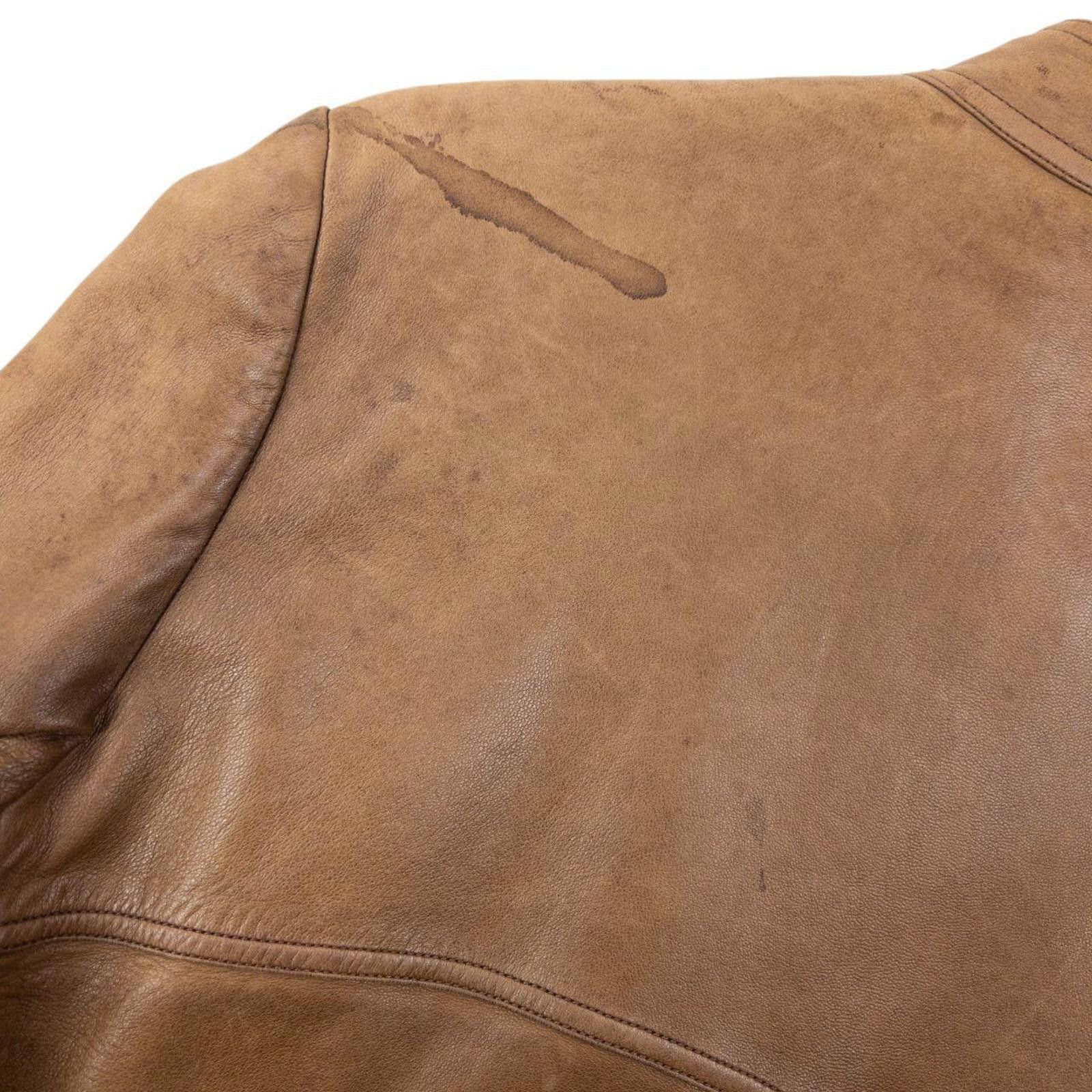 Gucci Vintage 80s Gucci Zip Up Leather Jacket Womens Size M Size US M / EU 48-50 / 2 - 6 Thumbnail
