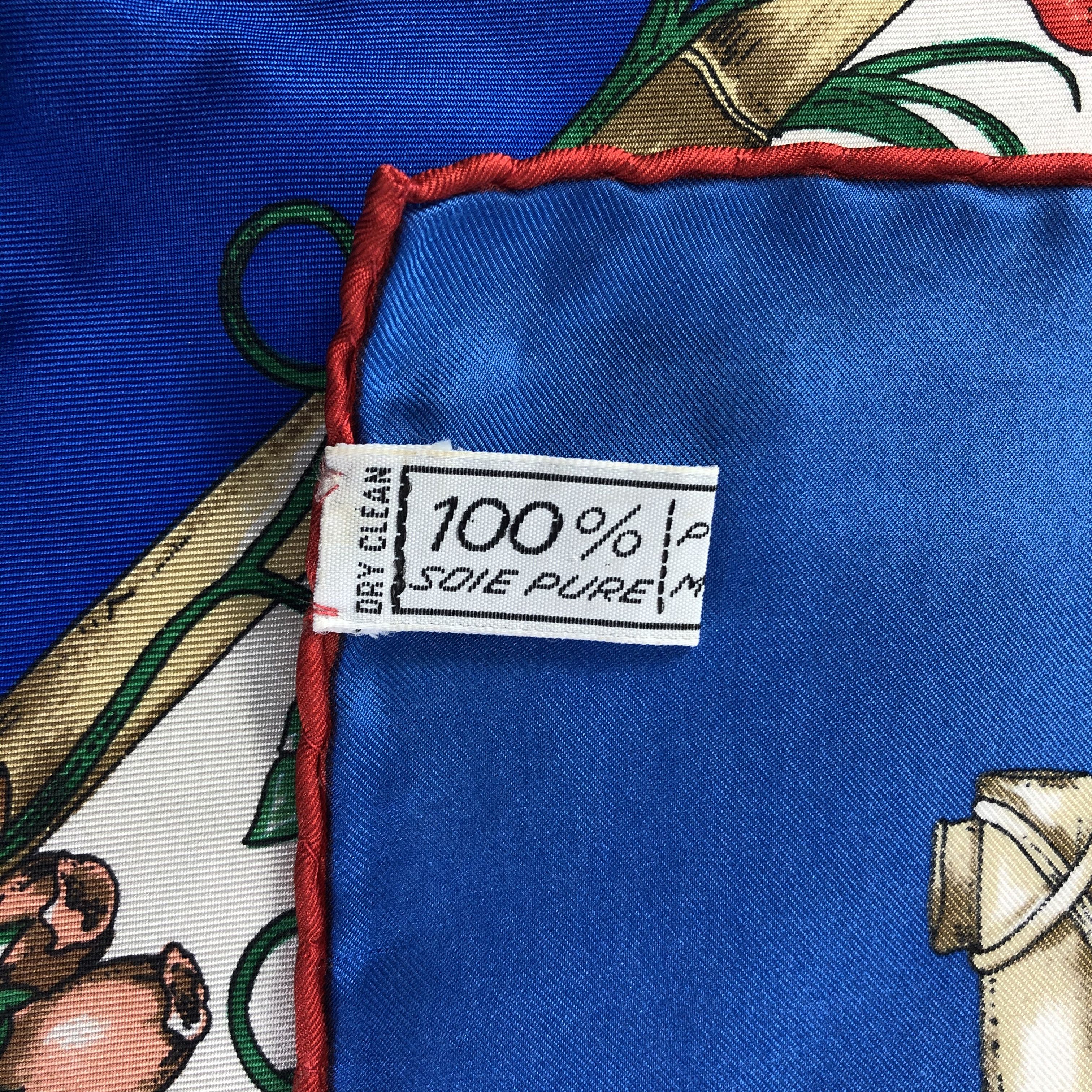 Vintage Vintage Richel Paris Silk Scarf Size ONE SIZE - 6 Thumbnail