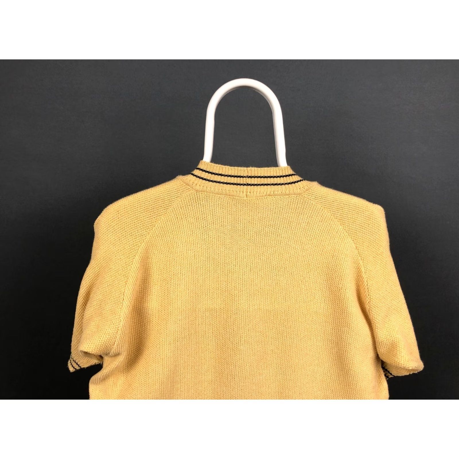 Emporio Armani Emporio Armani Cardigan Size 44 Yellow Cotton Blend Short Sleeve Women's Size M / US 6-8 / IT 42-44 - 4 Thumbnail