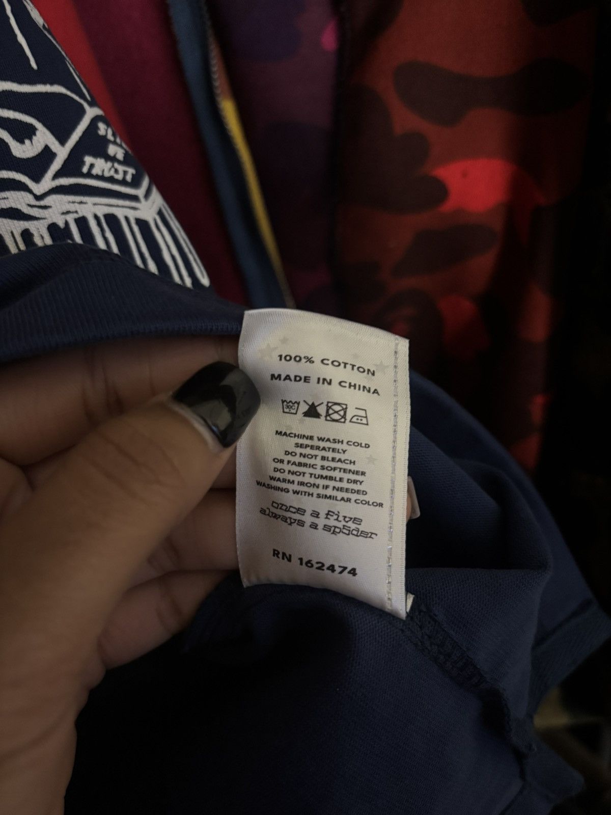 Sp5der Sp5der Academy Rugby ‘Navy’ Shirt Size US L / EU 52-54 / 3 - 4 Thumbnail