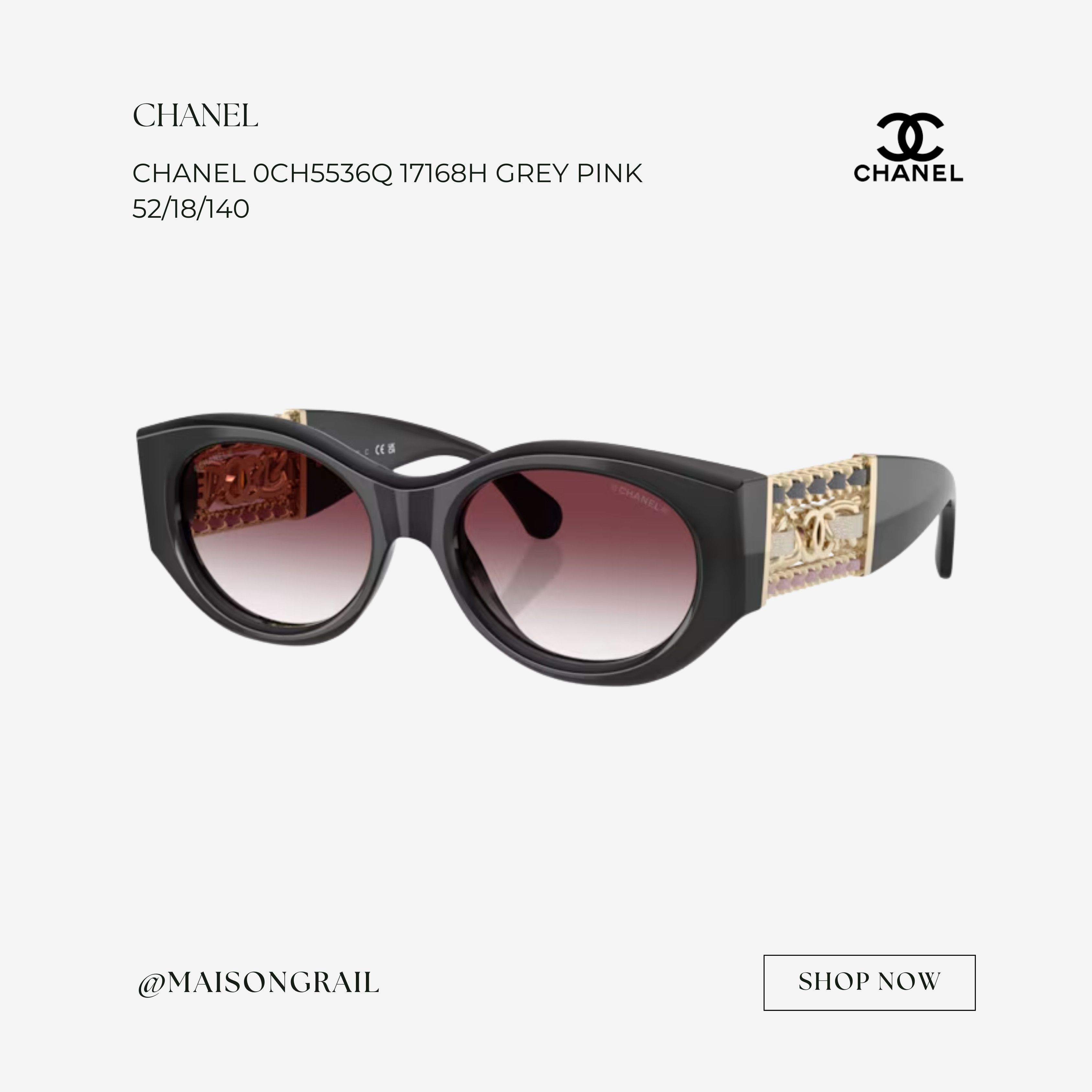 Chanel CHANEL 0CH5536Q 17168H SUNGLASSES Size ONE SIZE - 1 Thumbnail