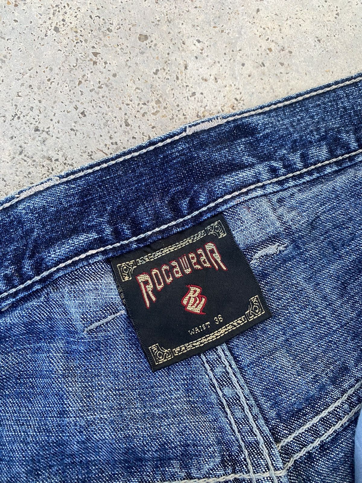 JNCO 2000s Rocawear y2k Baggy Jeans jnco style Size US 36 / EU 52 - 7 Thumbnail