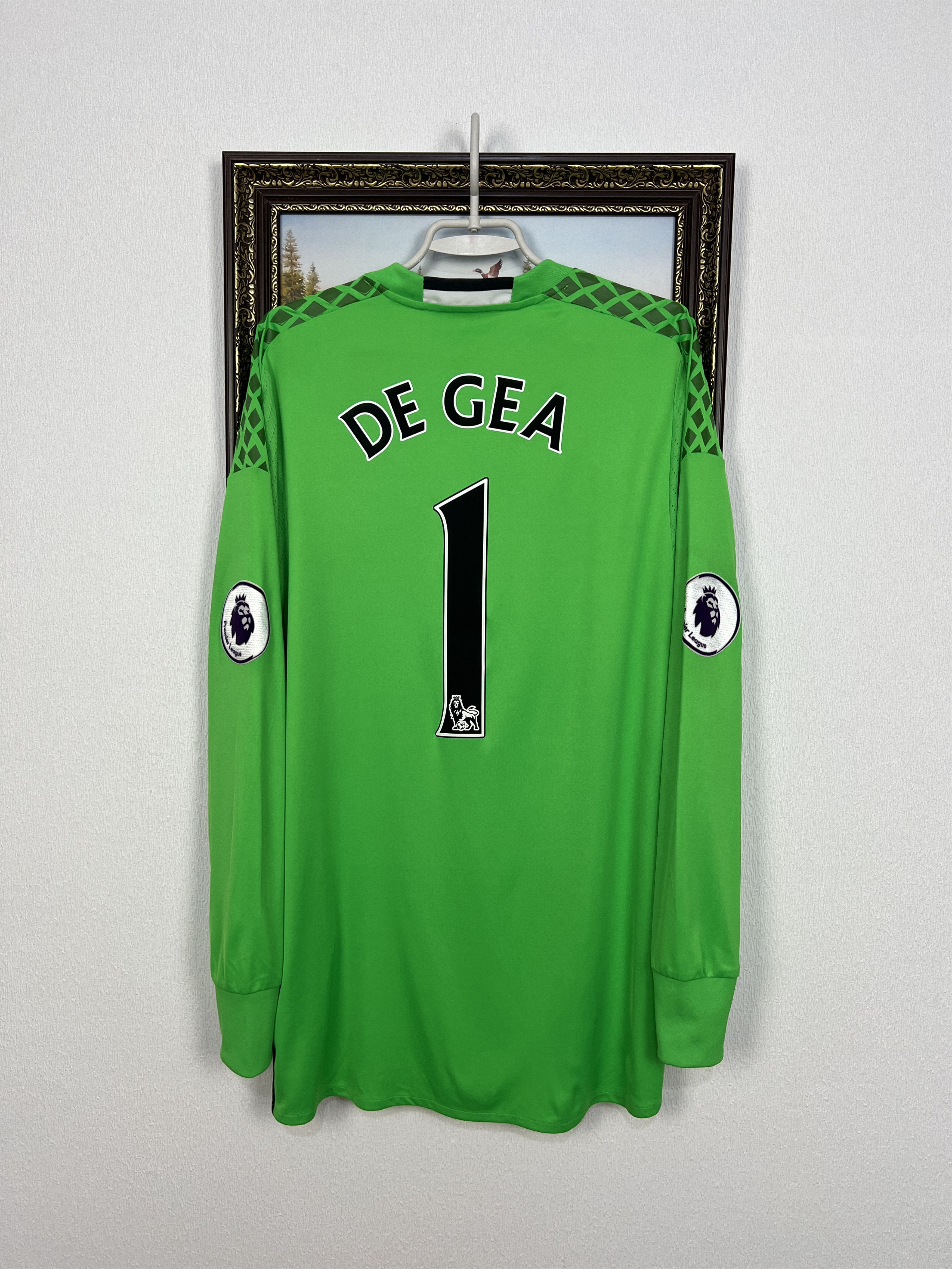 Adidas Manchester United Goalkeeper football De Gea Shirt Tee Size US L / EU 52-54 / 3 - 1 Thumbnail